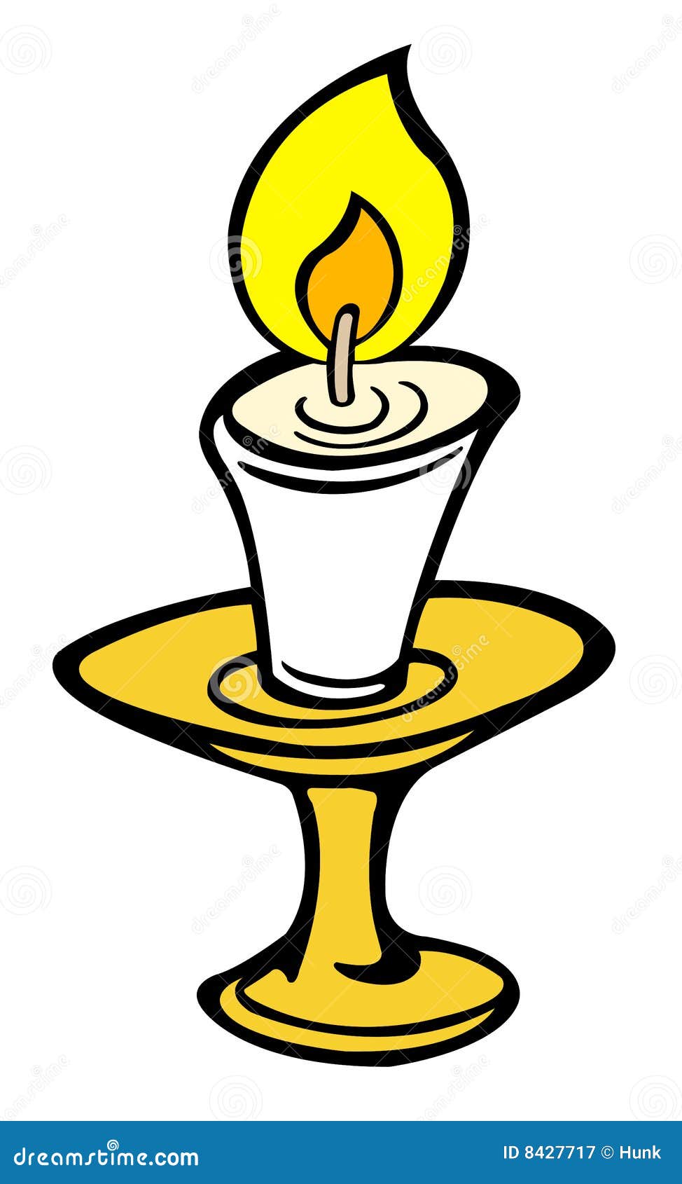Cartoon Candle Royalty Free Stock Photography - Image: 8427717