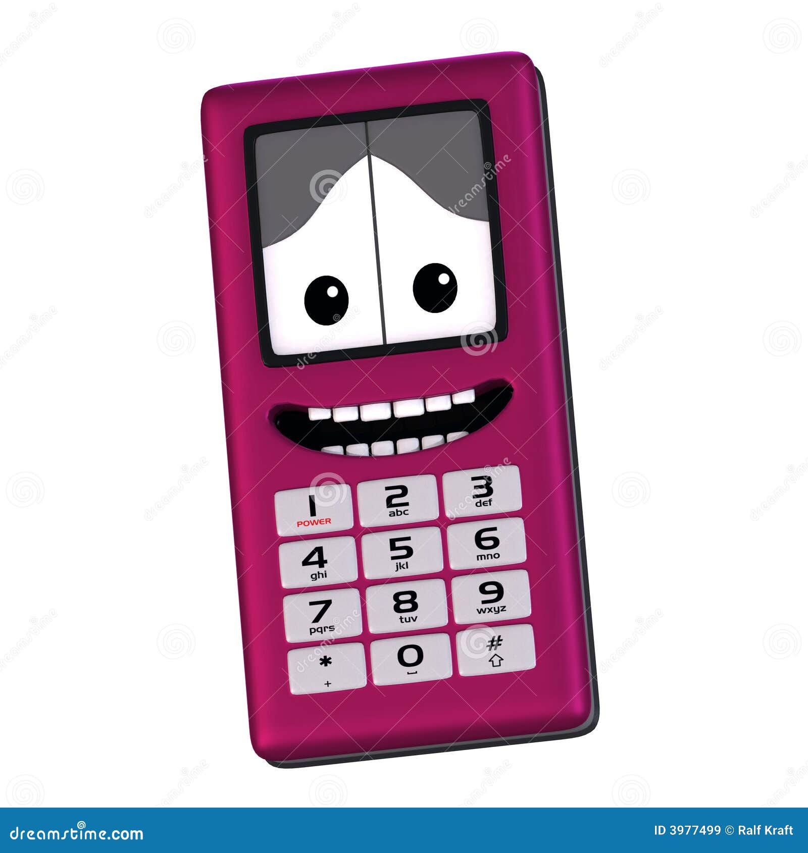 Cartoon Cell Phone Royalty Free Stock Images - Image: 3977499