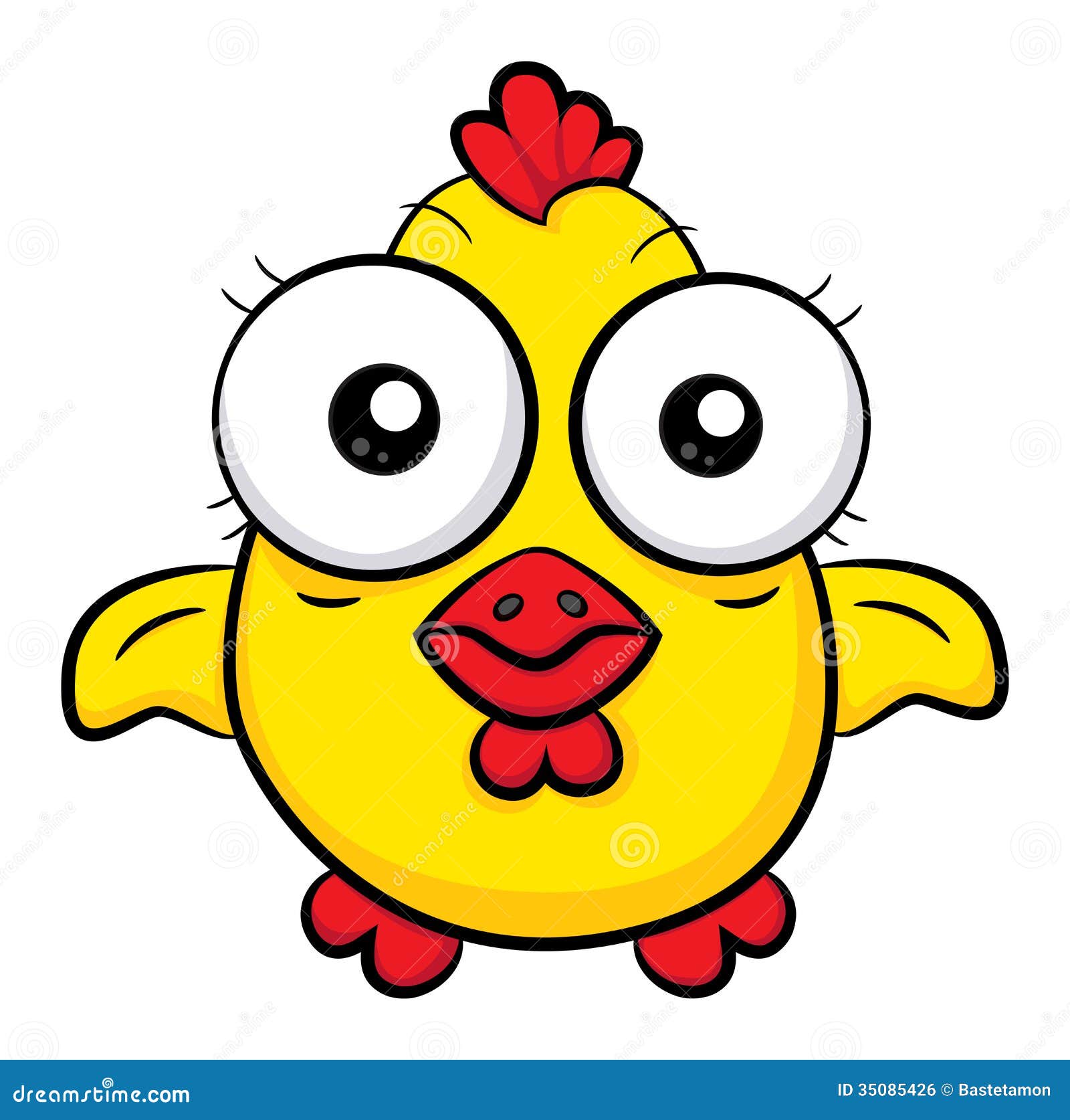 Cartoon Chicken Royalty Free Stock Image - Image: 35085426