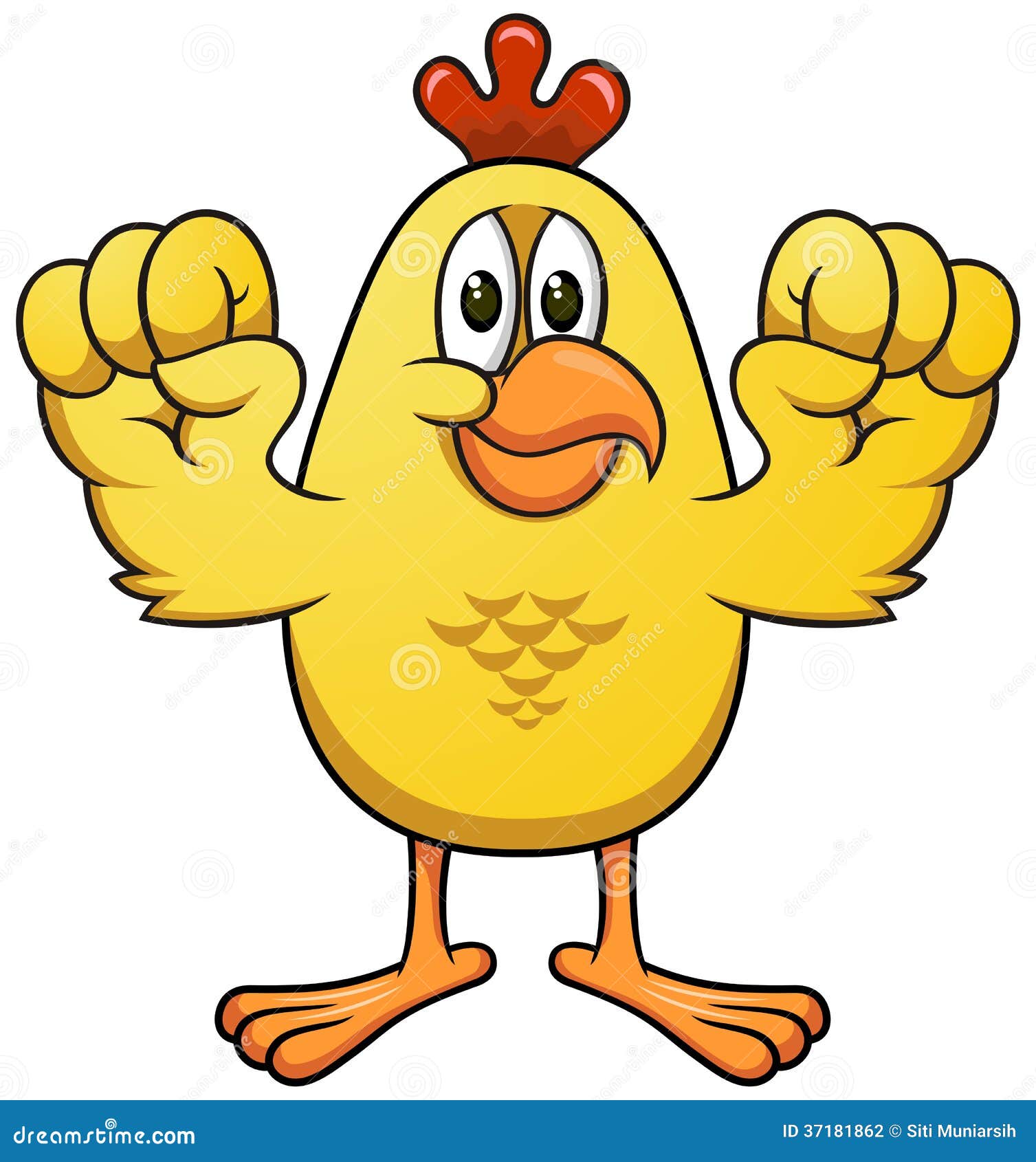 Cartoon Chicken 04 Stock Photography - Image: 37181862