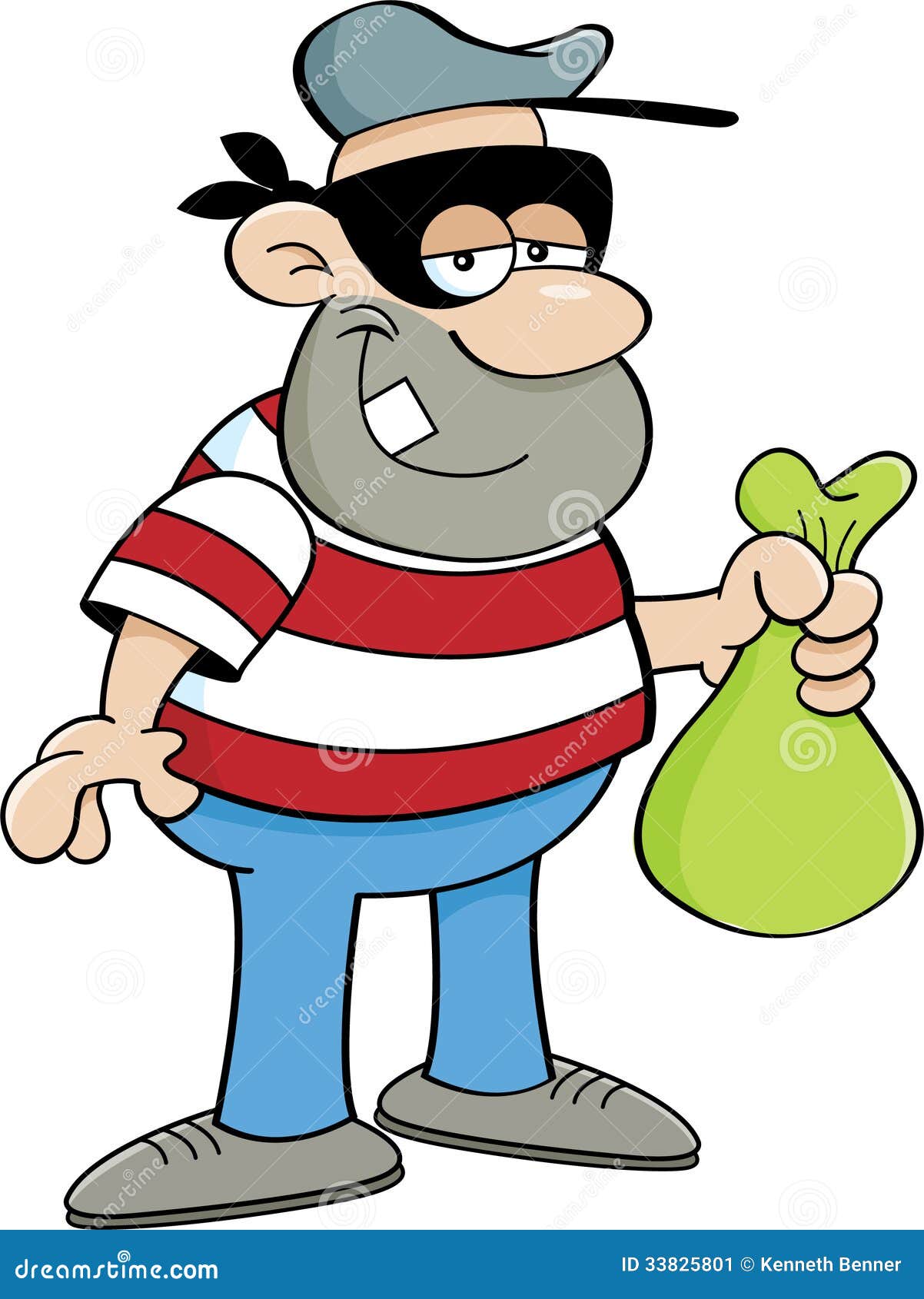 Cartoon Criminal Stock Image - Image: 33825801