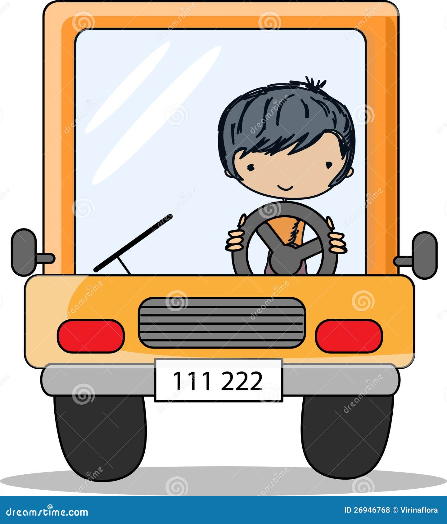 Cartoon Driver,vector Royalty Free Stock Photos - Image: 26946768