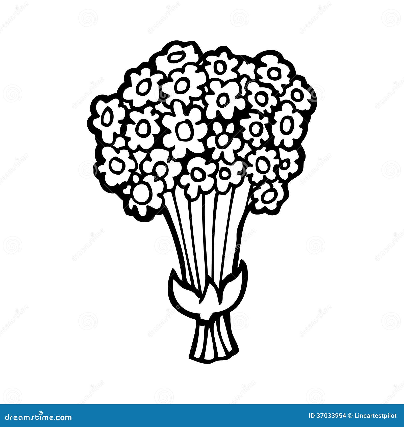 Cartoon Flowers Stock Images - Image: 37033954