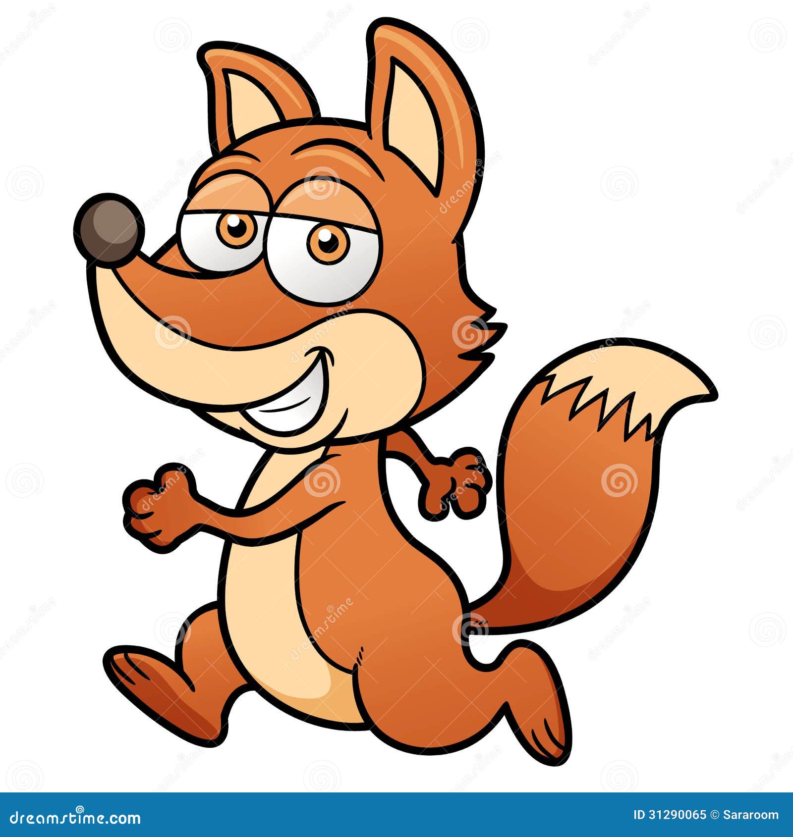 cartoon clipart of a fox - photo #34