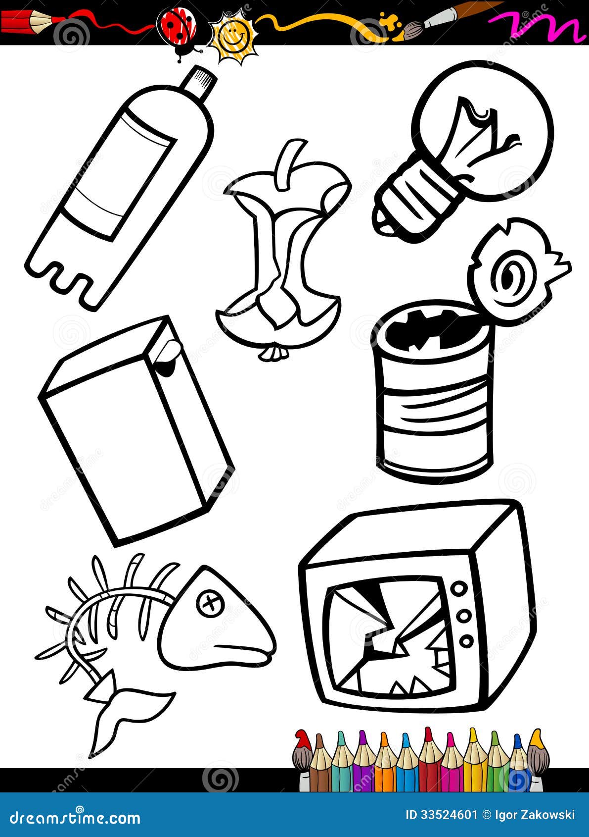 garbage man coloring pages for kids - photo #25