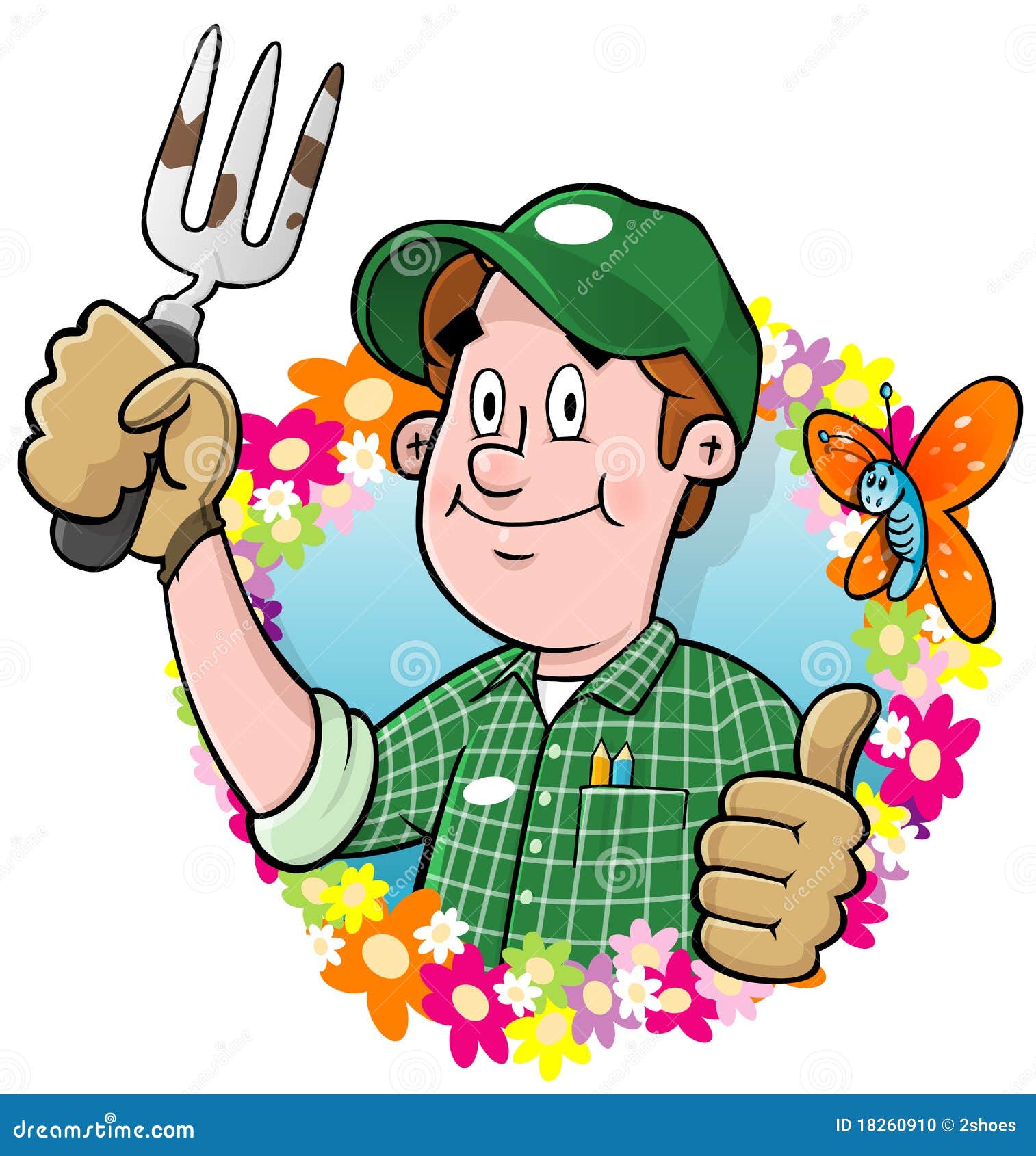 free clipart gardener cartoon - photo #42