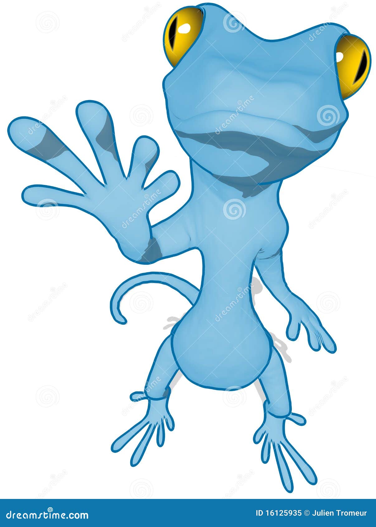 Cartoon Gecko Royalty Free Stock Photo - Image: 16125935