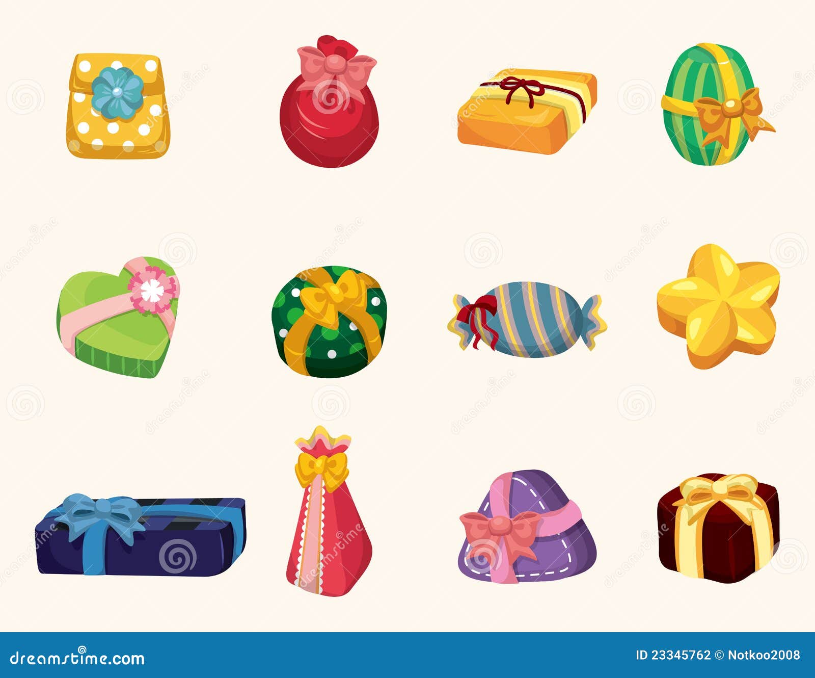 Cartoon Gifts Icon Stock Photography - Image: 23345762