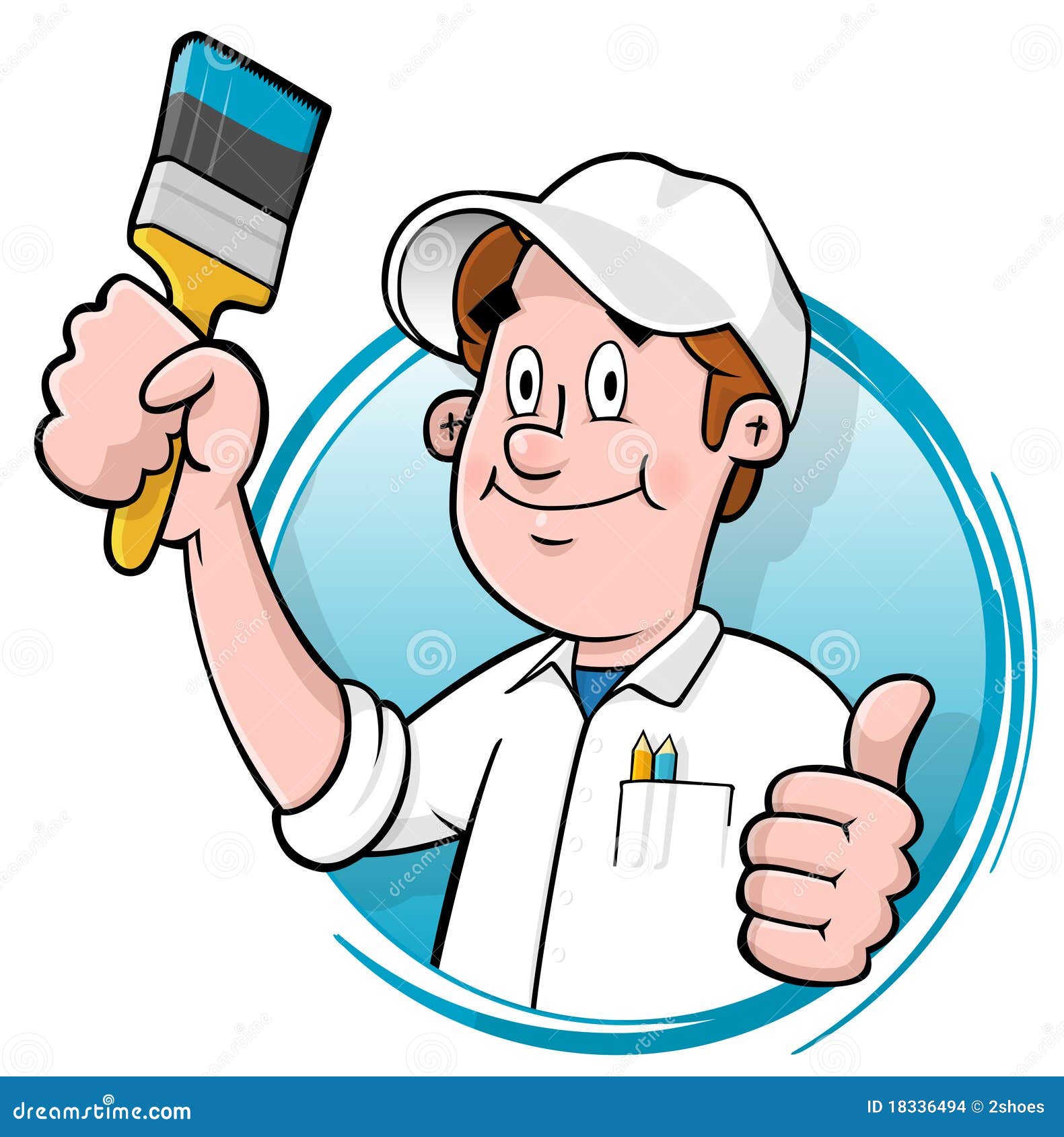 man painting house clipart - photo #10