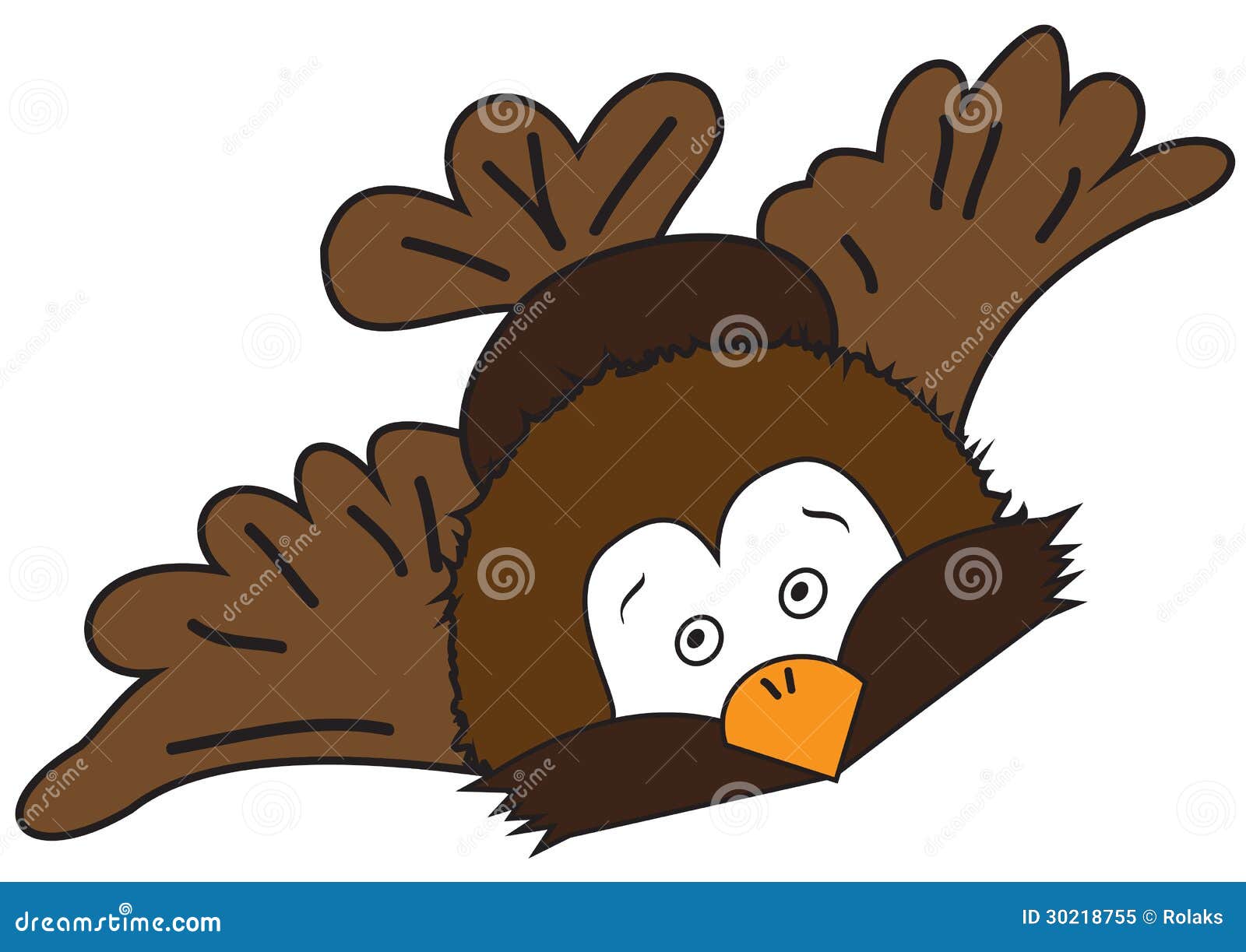 Cartoon Flying Bird Royalty Free Stock Photo - Image: 30218755