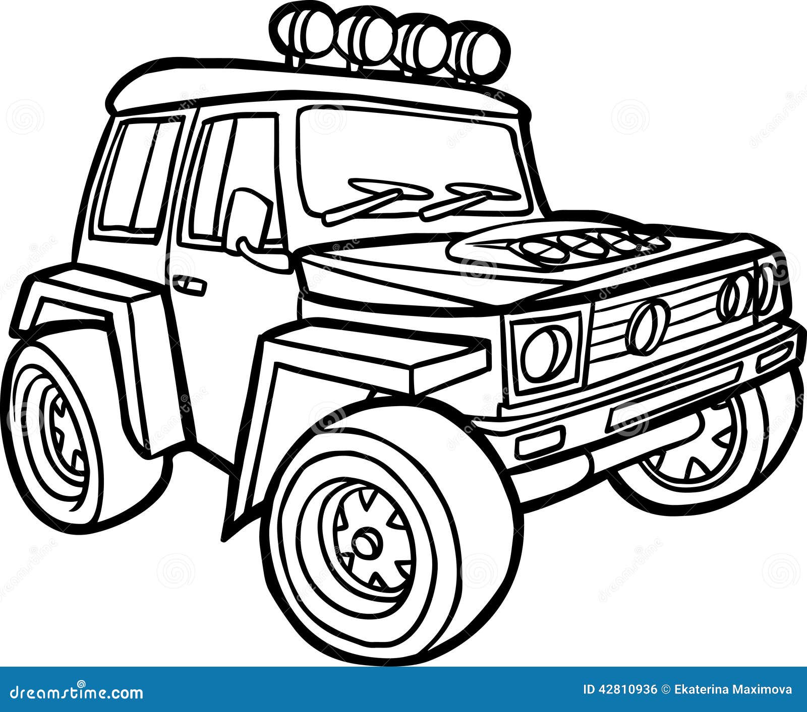 cartoon jeep clipart - photo #39