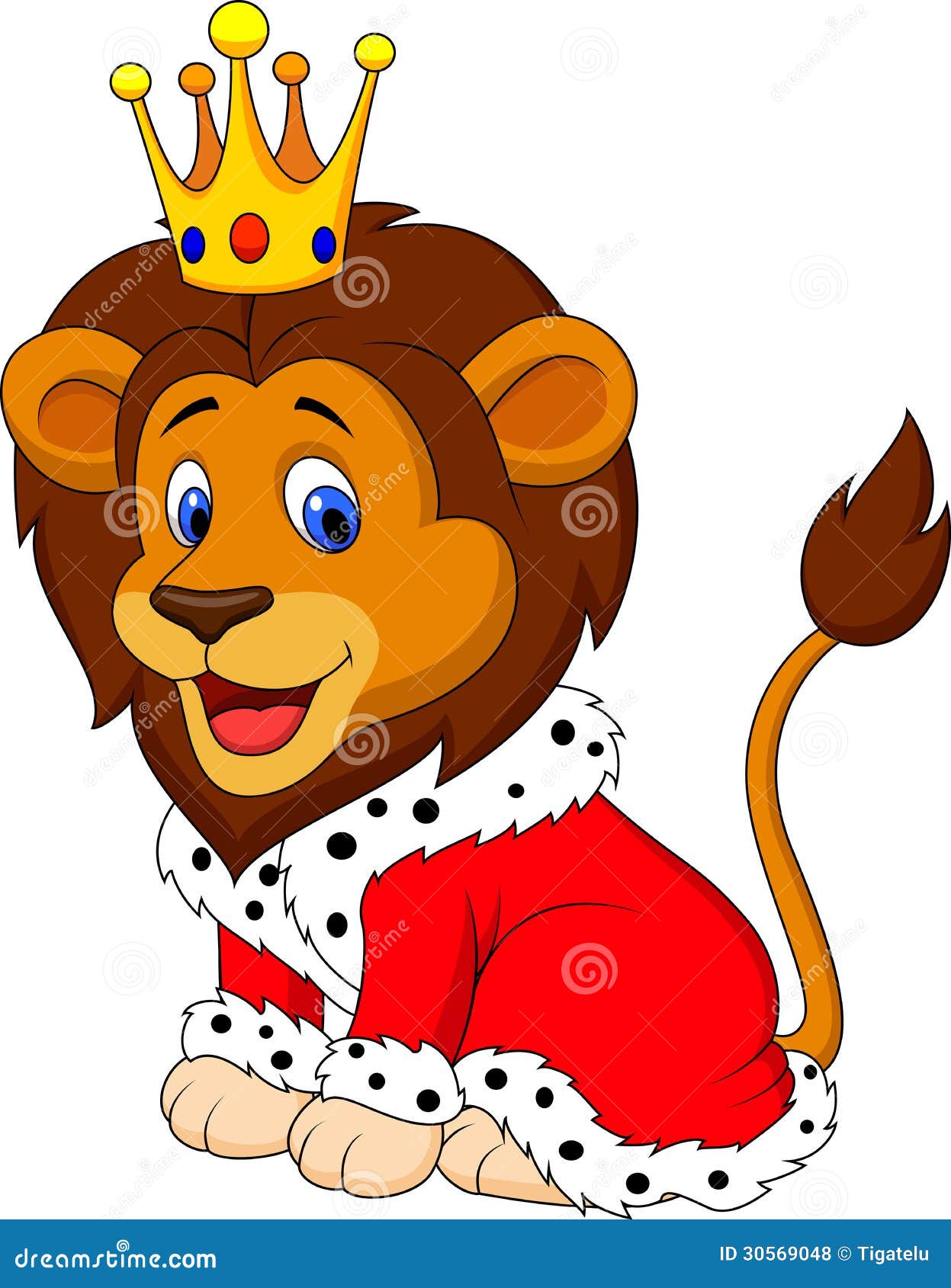 lion with crown clipart - photo #19