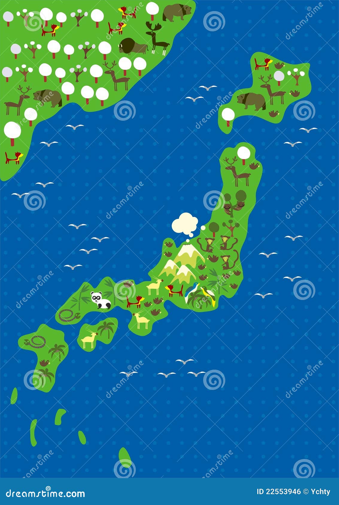 clipart map of japan - photo #39