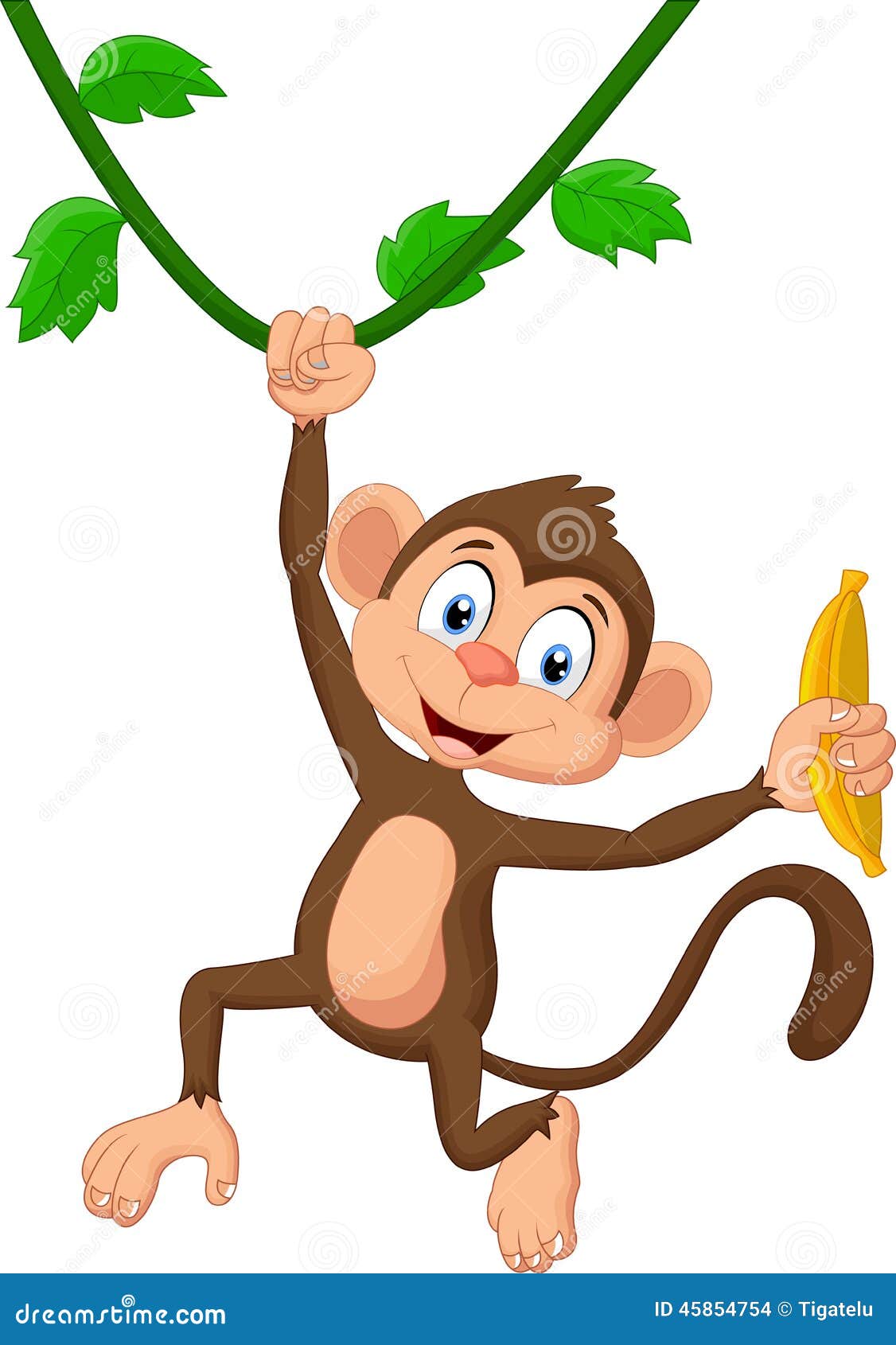 clipart monkey hanging tree - photo #8