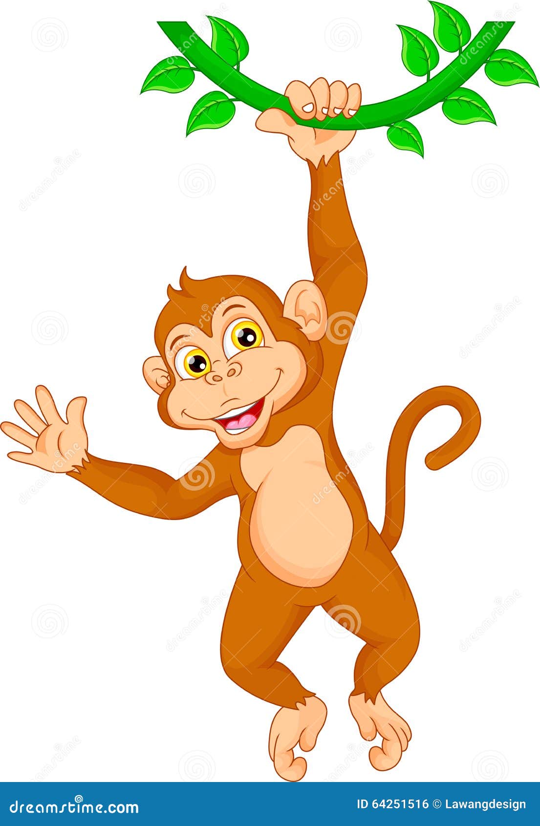 clipart monkey hanging tree - photo #36