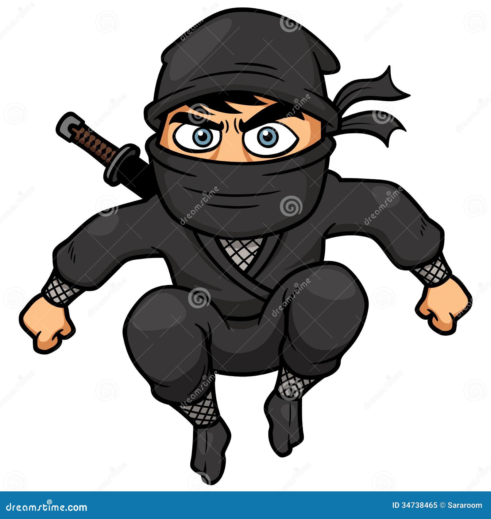 Cartoon Ninja Royalty Free Stock Photo - Image: 34738465