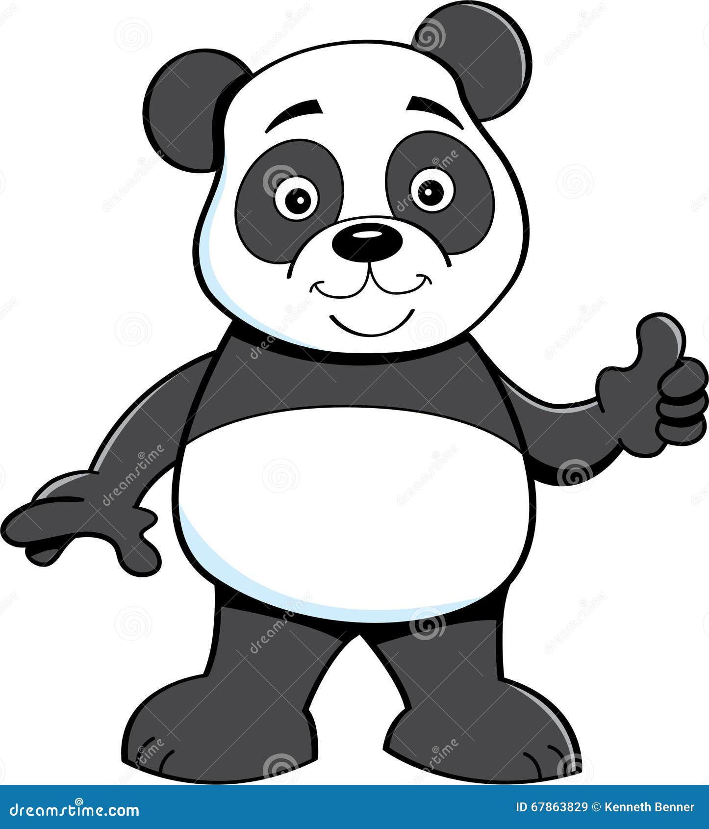 clipart panda thumbs up - photo #14