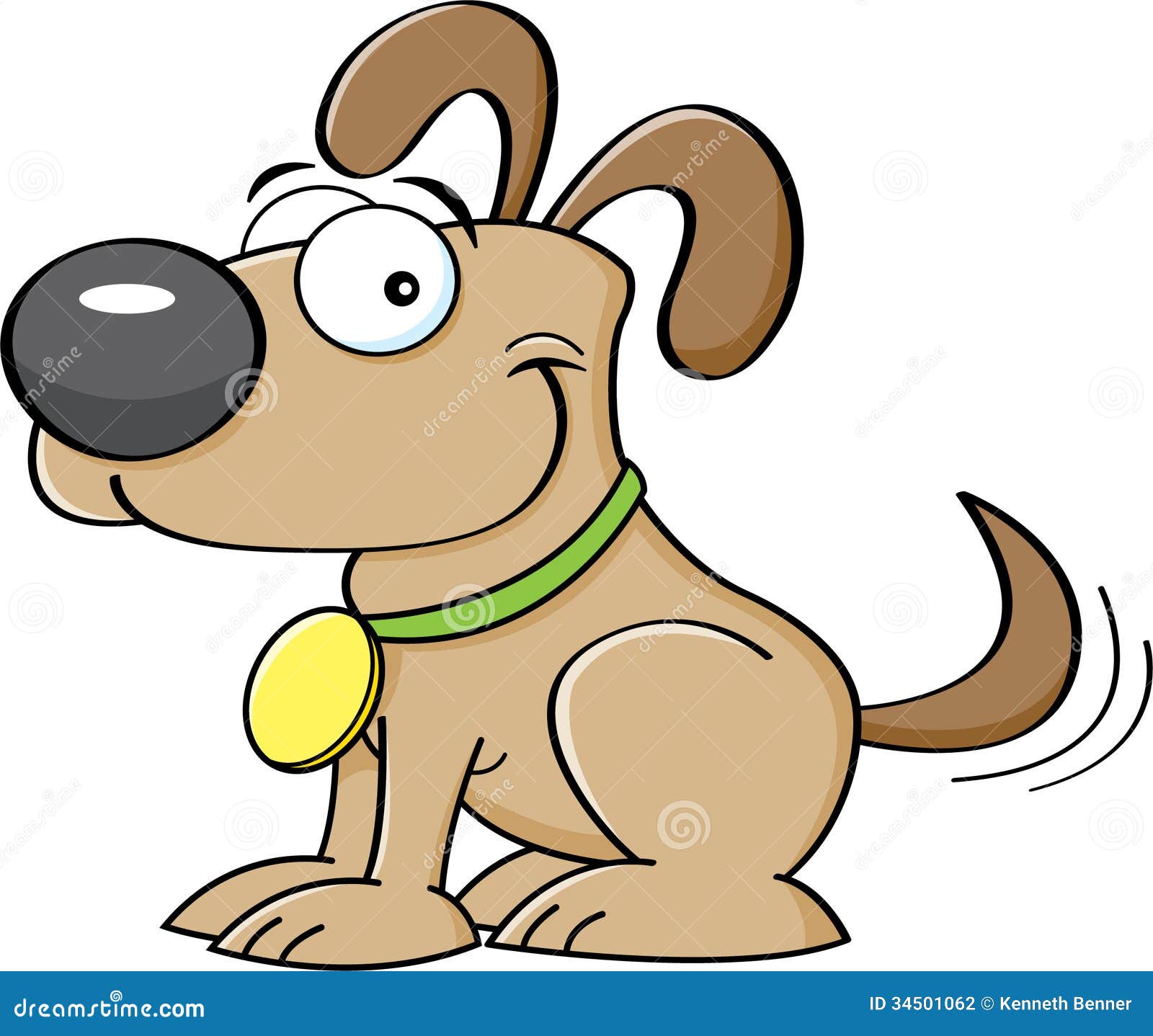 animated clipart dog wagging tail - photo #5