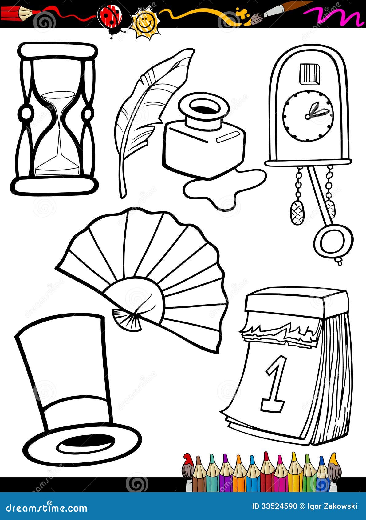 objects coloring pages - photo #15