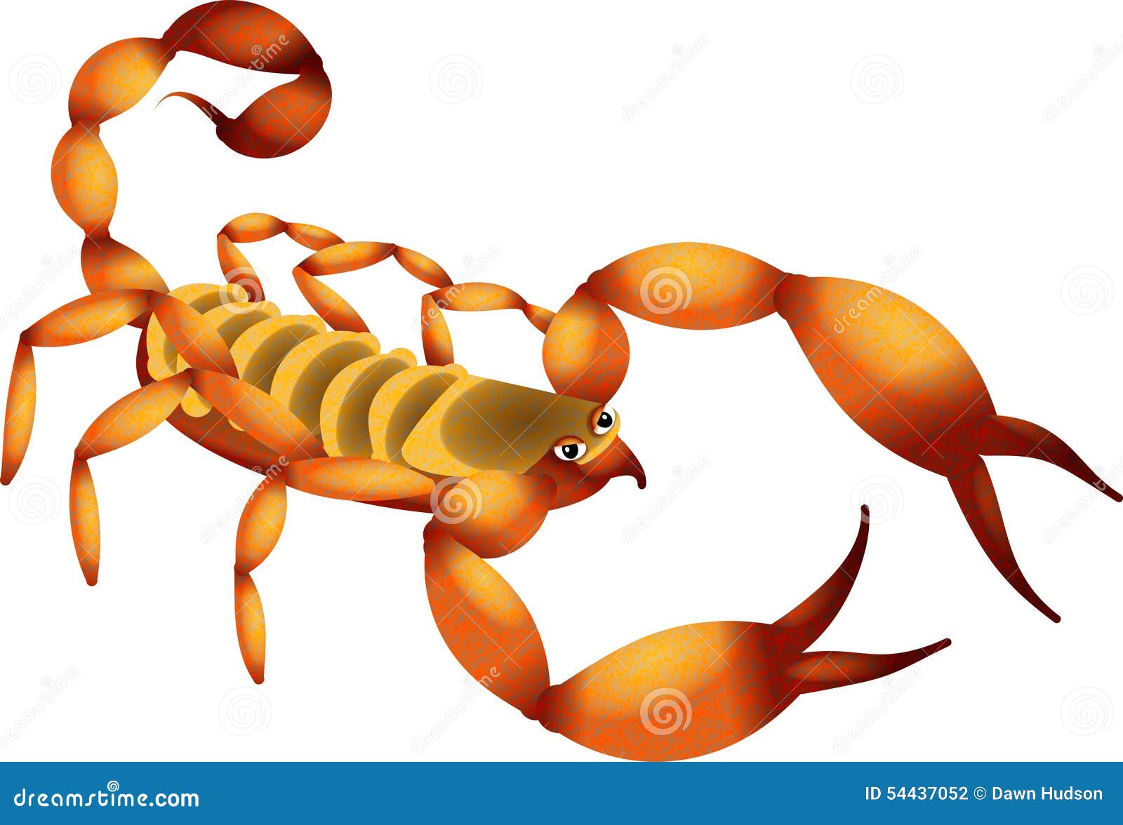 Cartoon Scorpion Stock Illustration - Image: 54437052