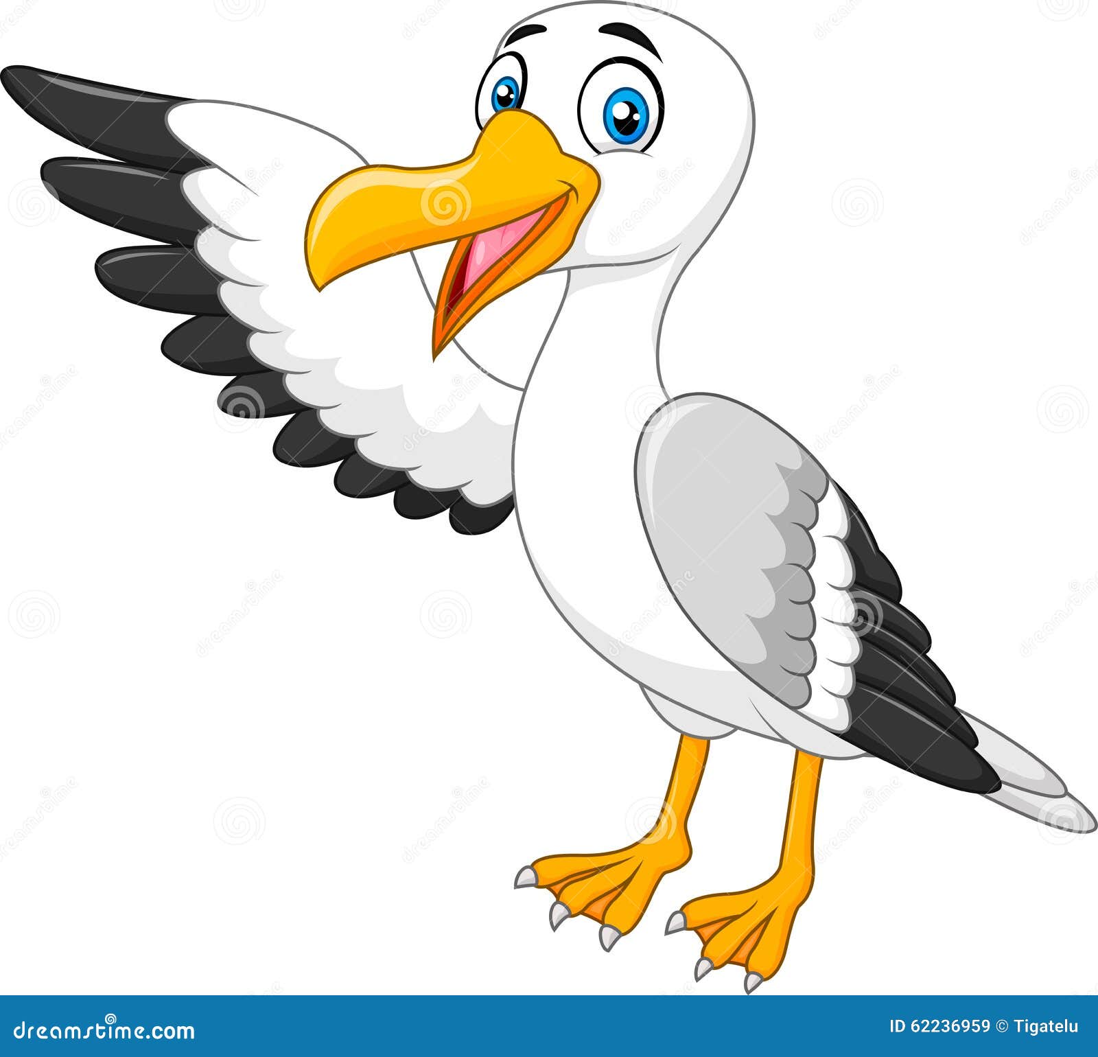 free clip art seagull cartoon - photo #21