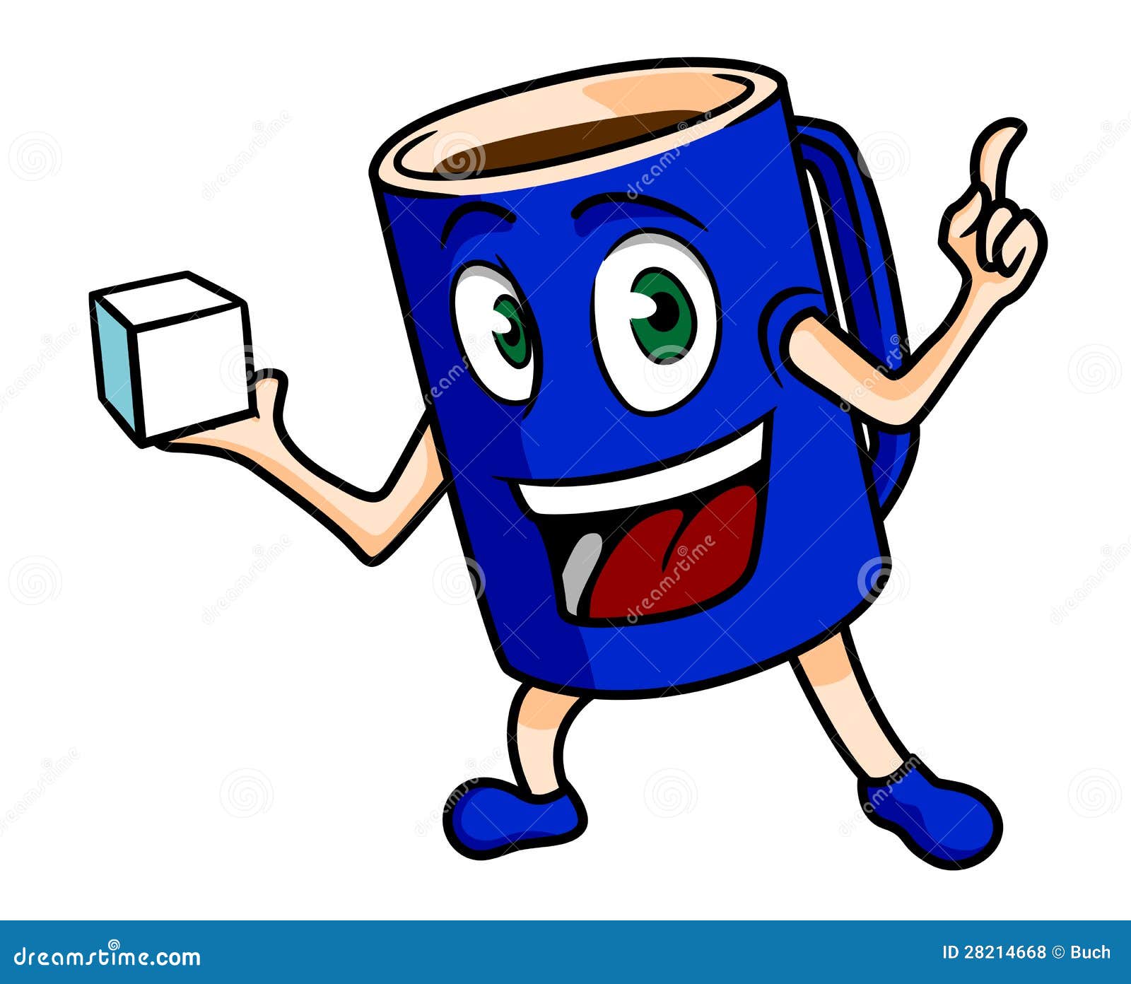 Cartoon Tea Cup Royalty Free Stock Photos - Image: 28214668