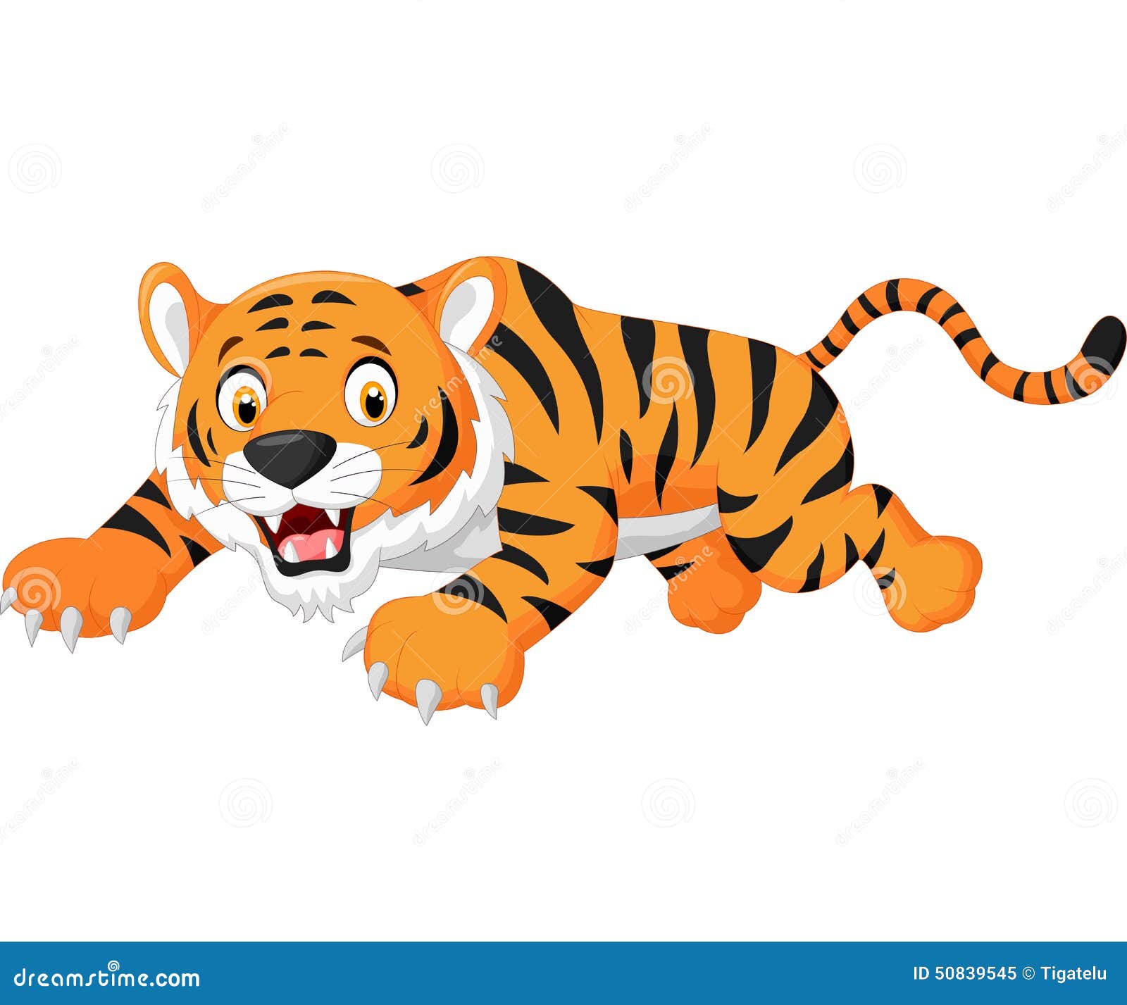 tiger jumping clipart - photo #5