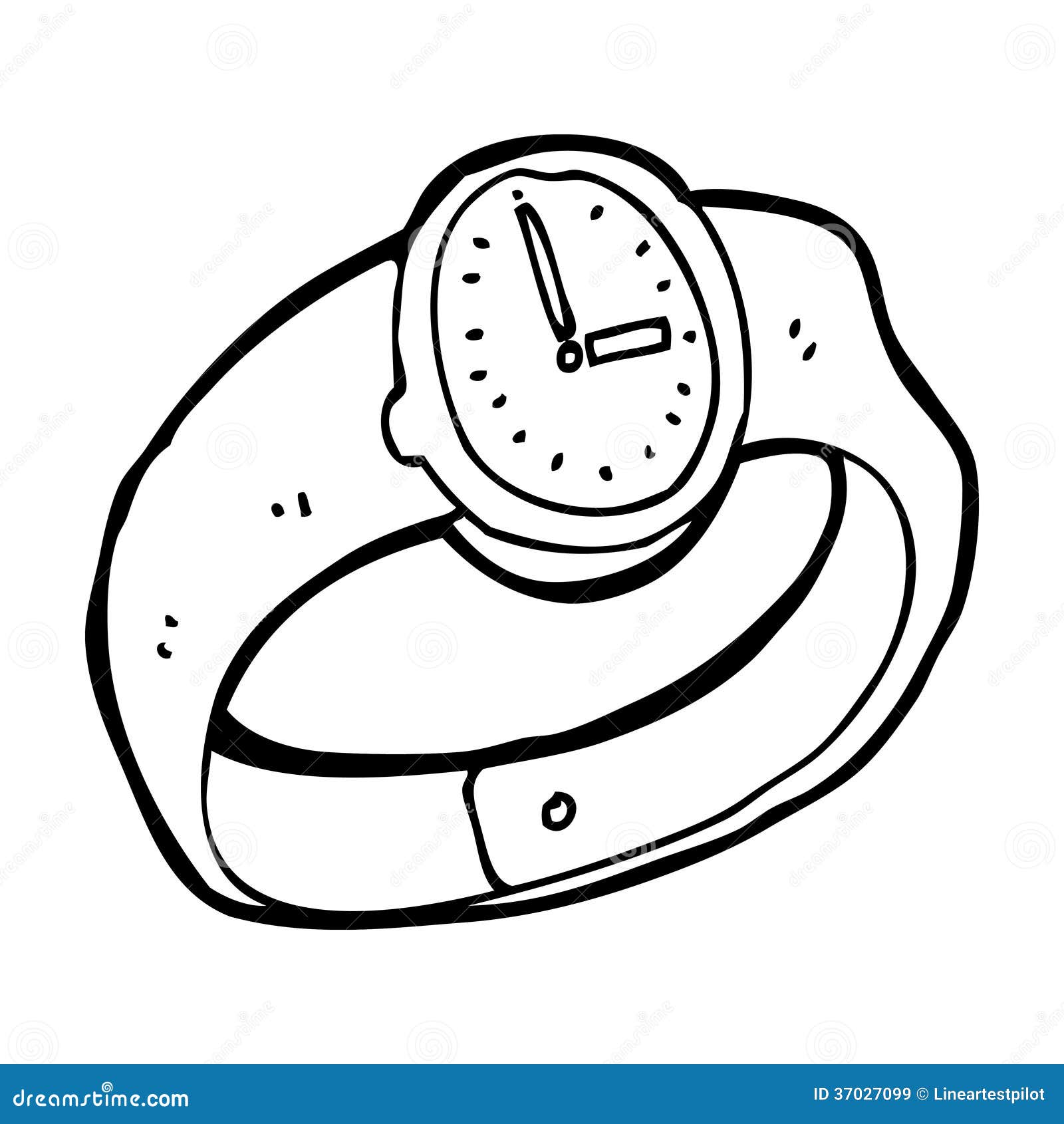 wrist watch clipart black and white - photo #6