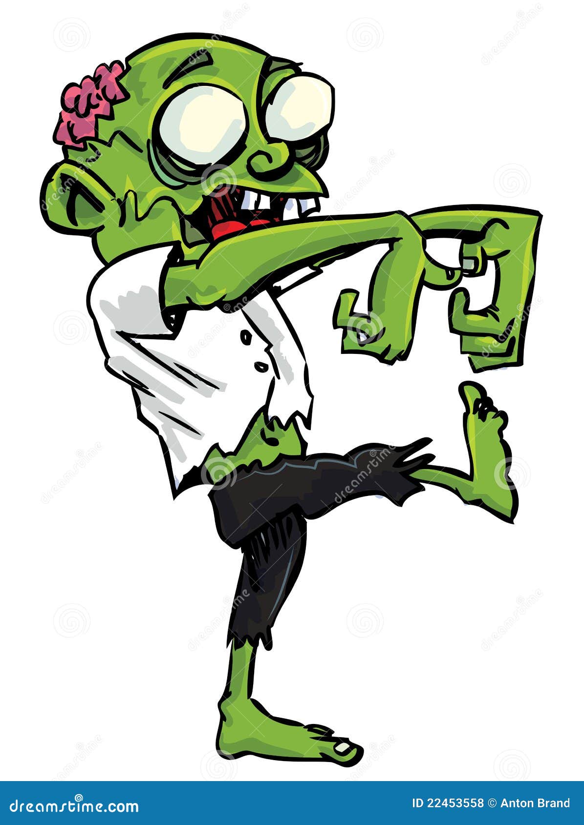 animated zombie clipart - photo #44