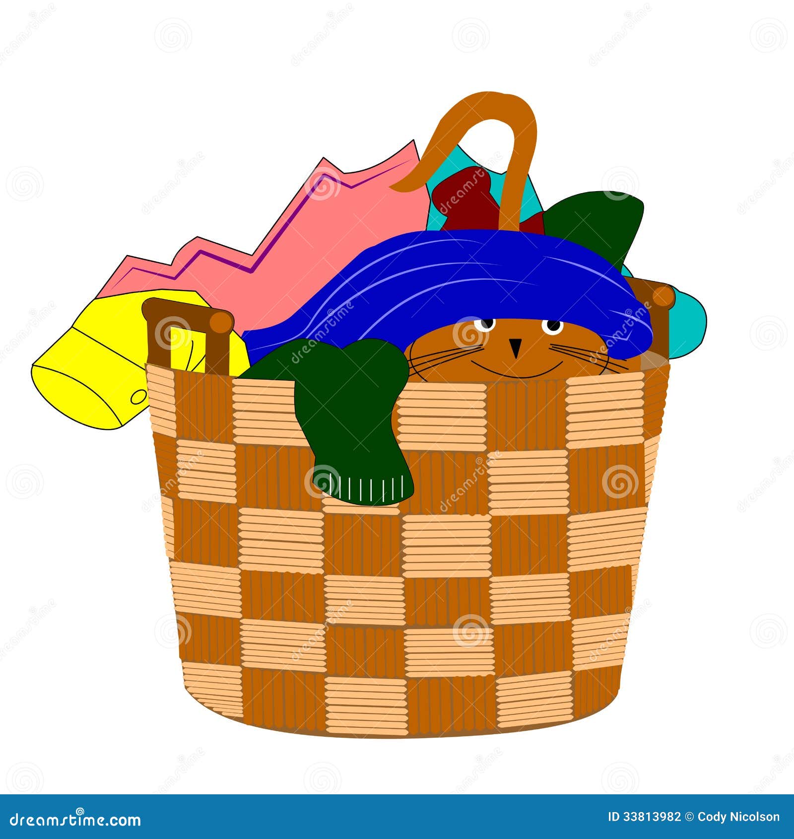 cat basket clipart - photo #26