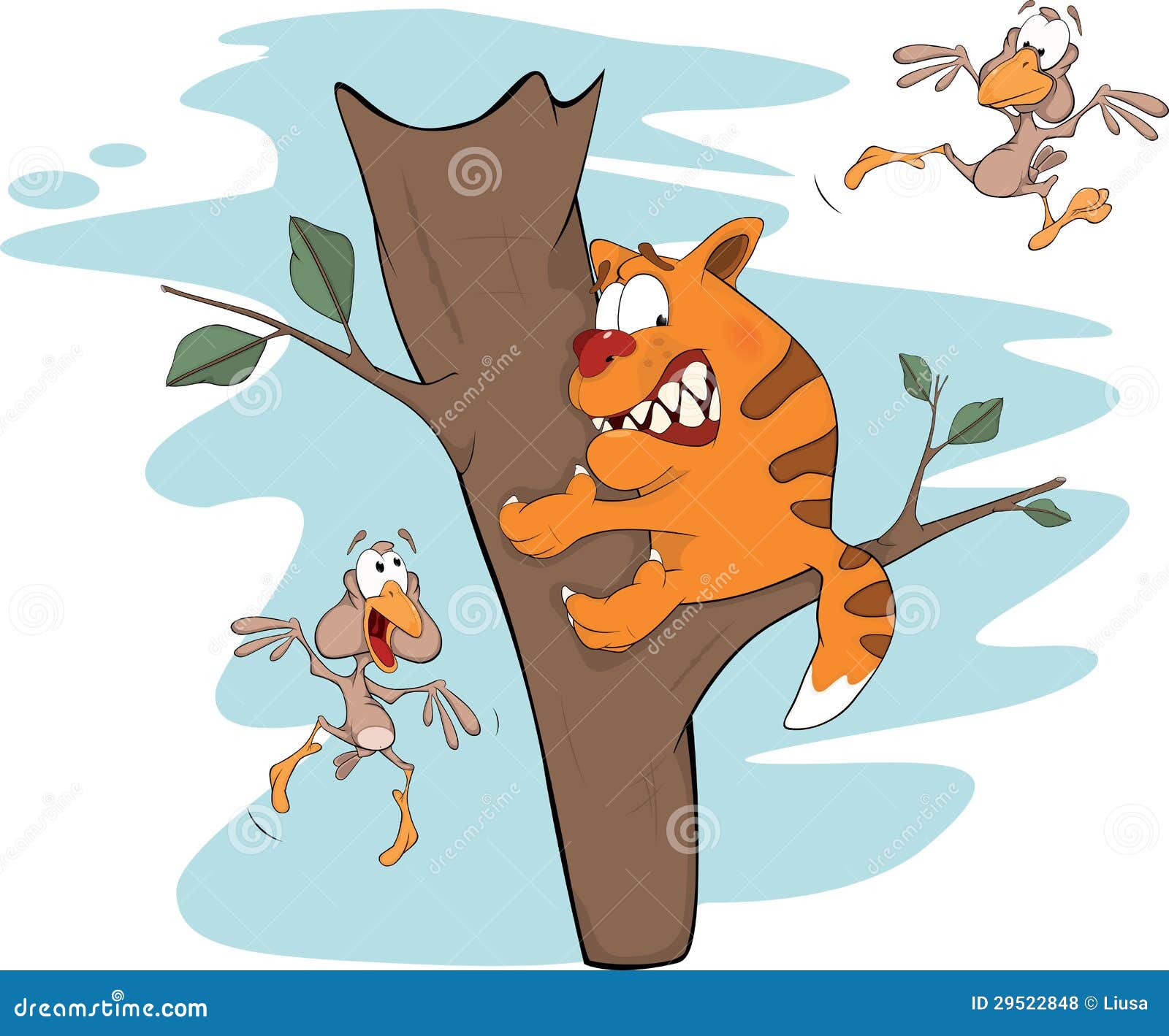 clipart cat in tree - photo #25