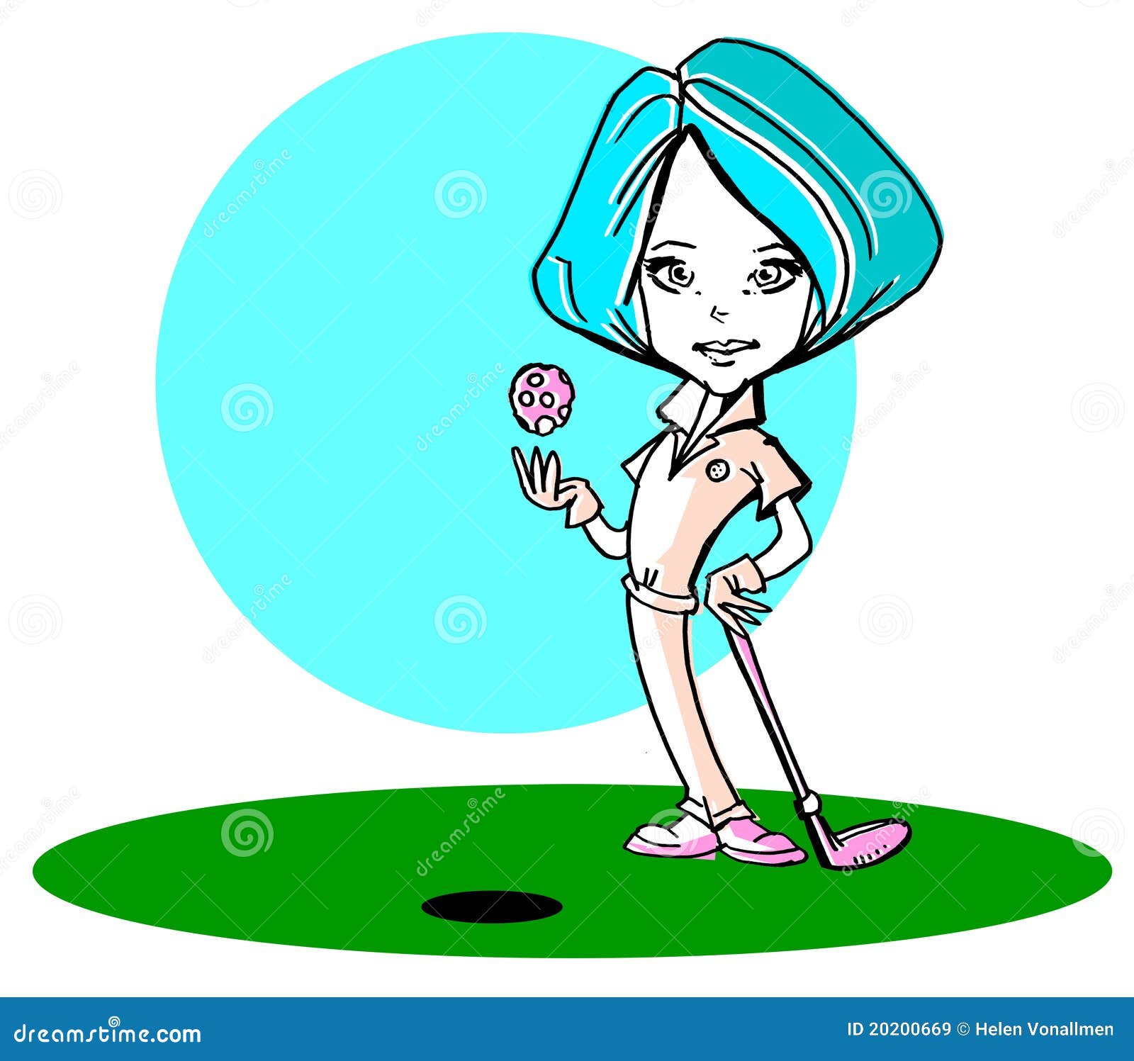 free ladies golf clip art - photo #21