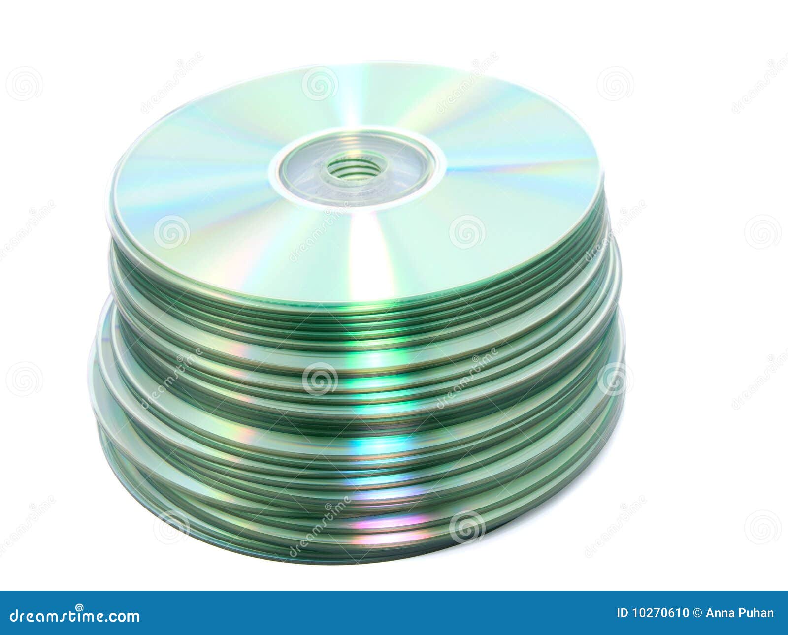 CD Stack Stock Photo - Image: 10270610