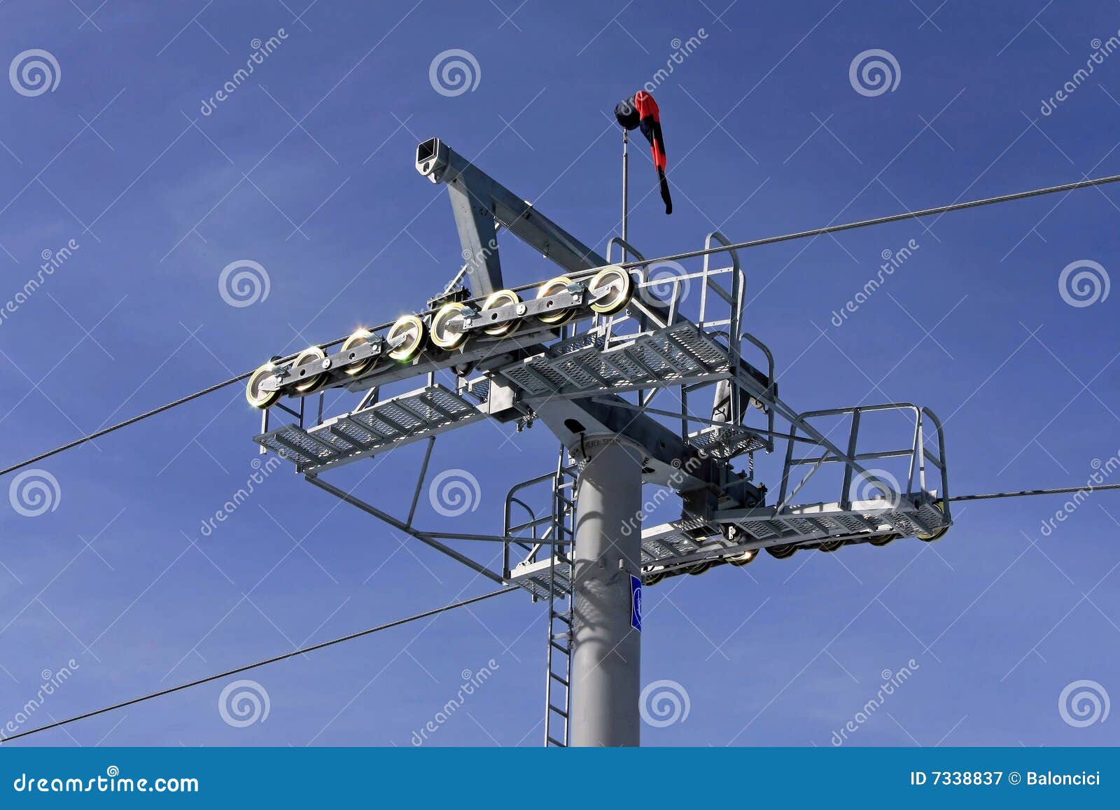 Chair Lift Pole Royalty Free Stock Photography - Image: 7338837