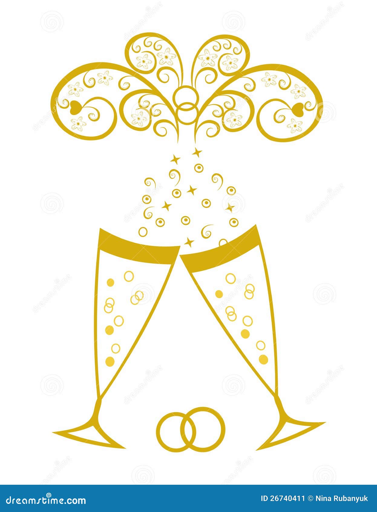 free clip art golden wedding - photo #17