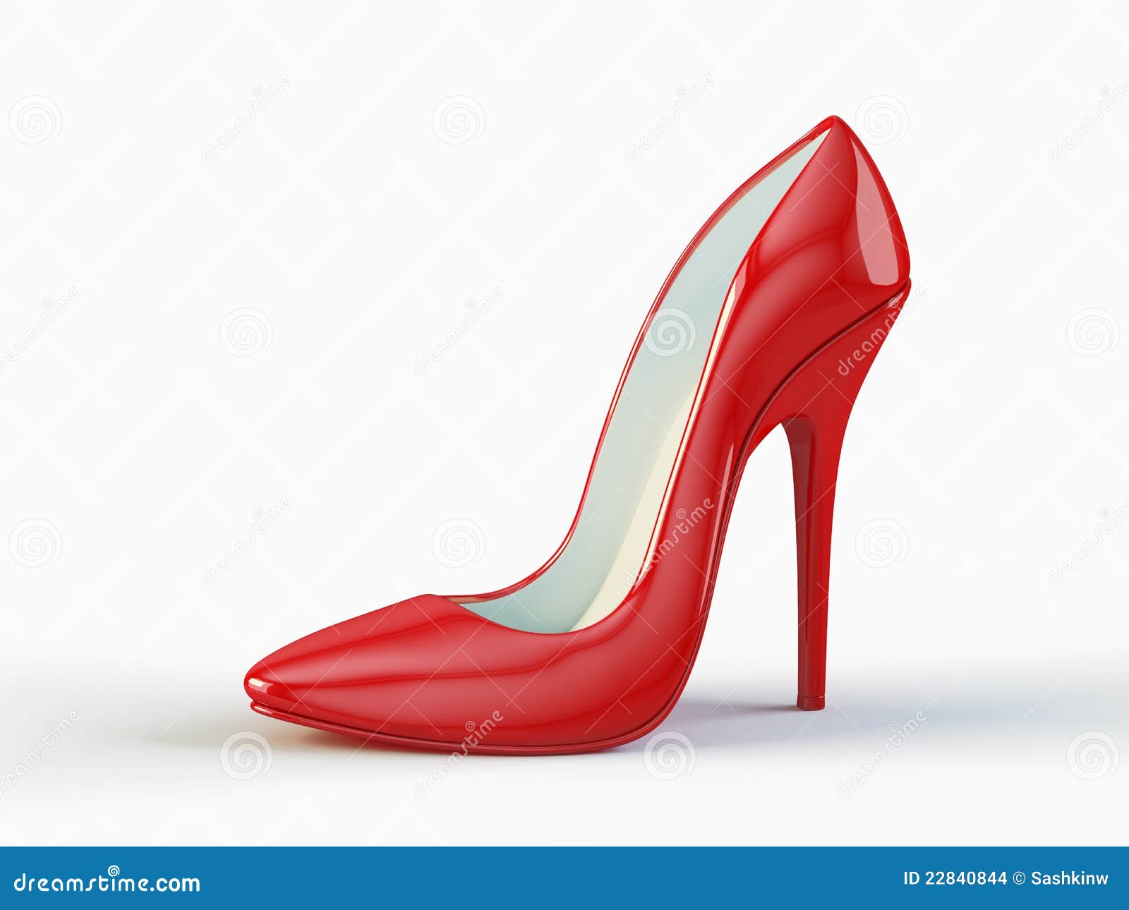Chaussure Rouge De Haut Talon Images stock - Image: 22840844