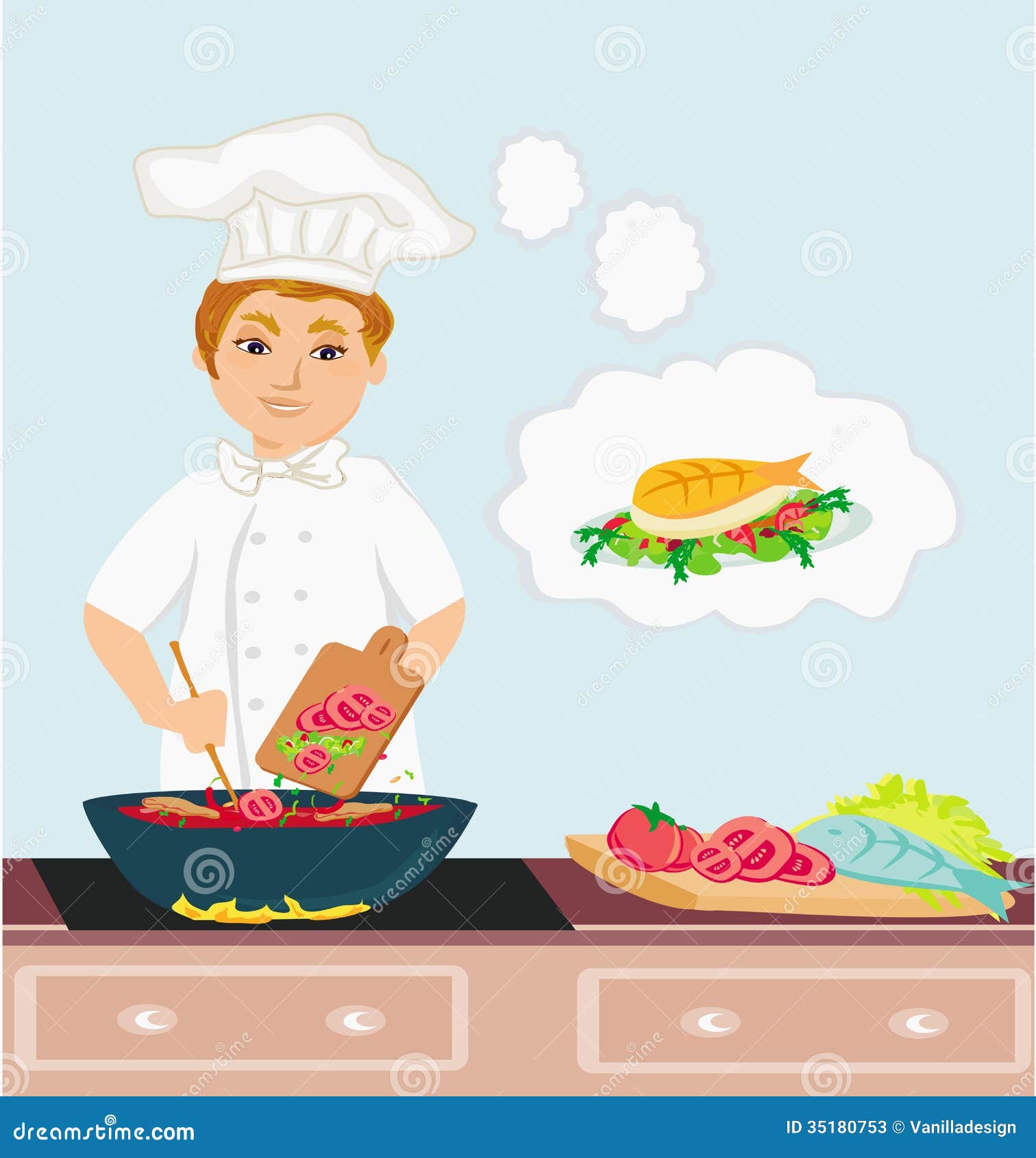 kitchen chef clipart - photo #19