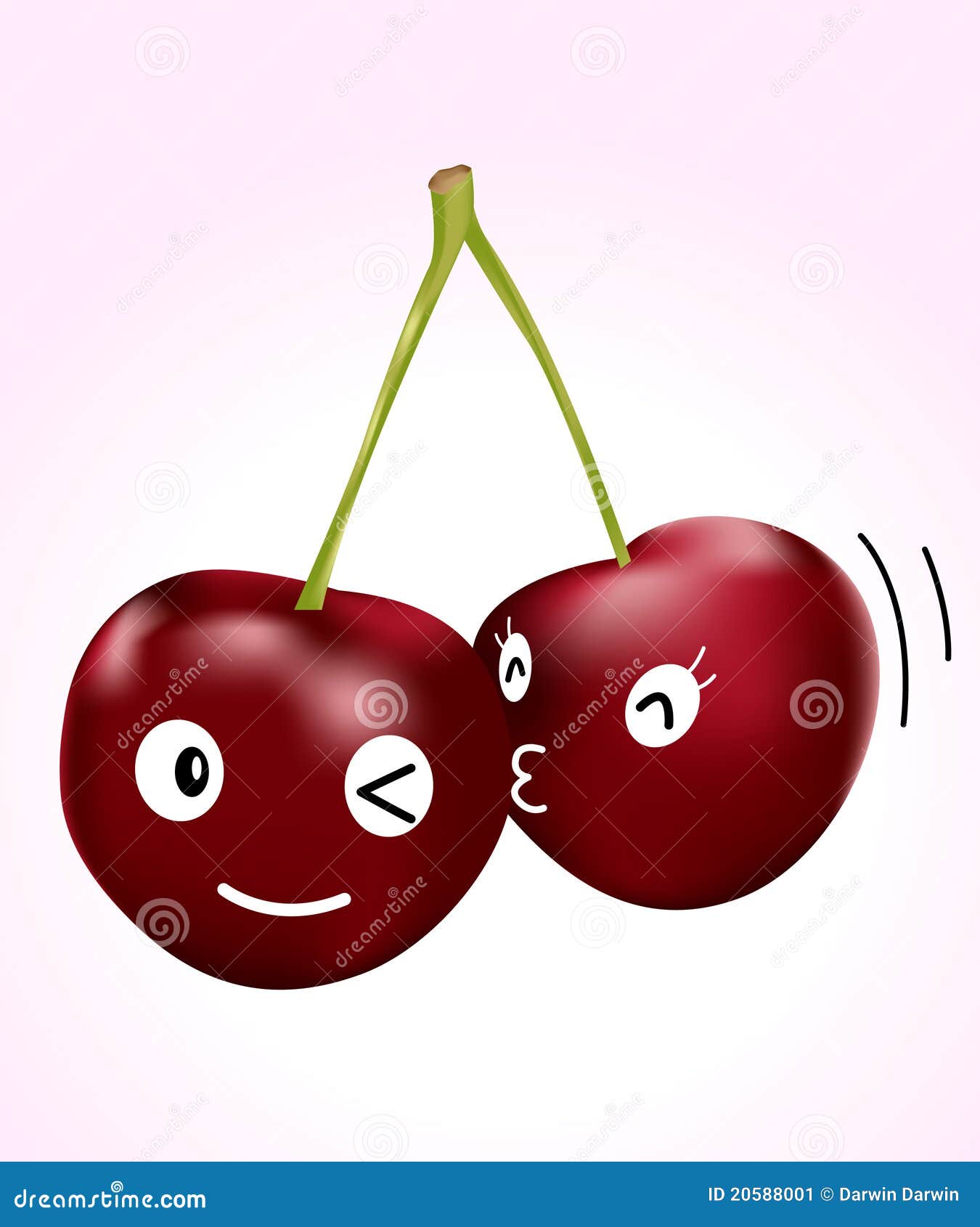 Cherry Kiss Stock Image Image 20588001