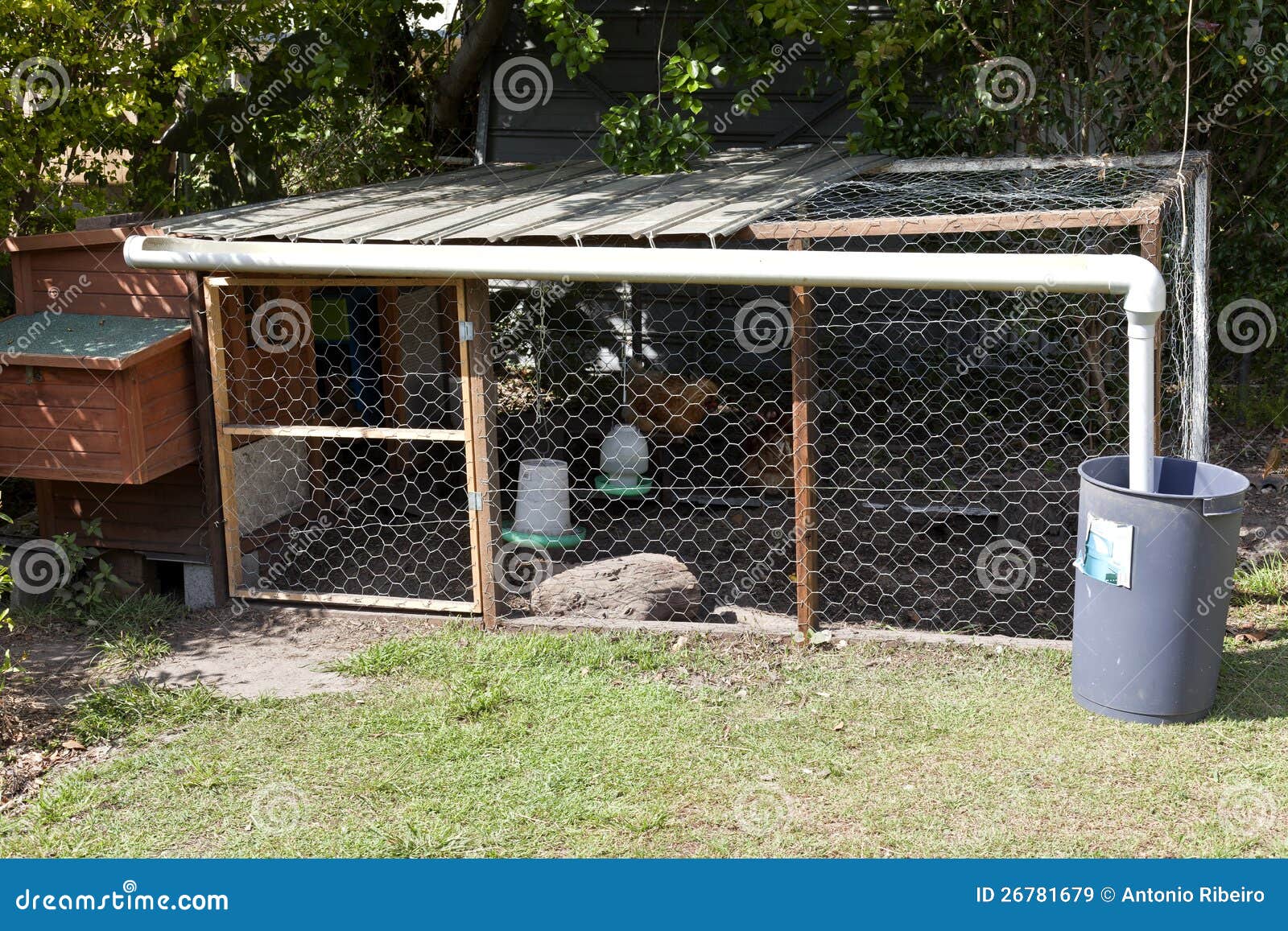 Chicken Coop Royalty Free Stock Images - Image: 26781679