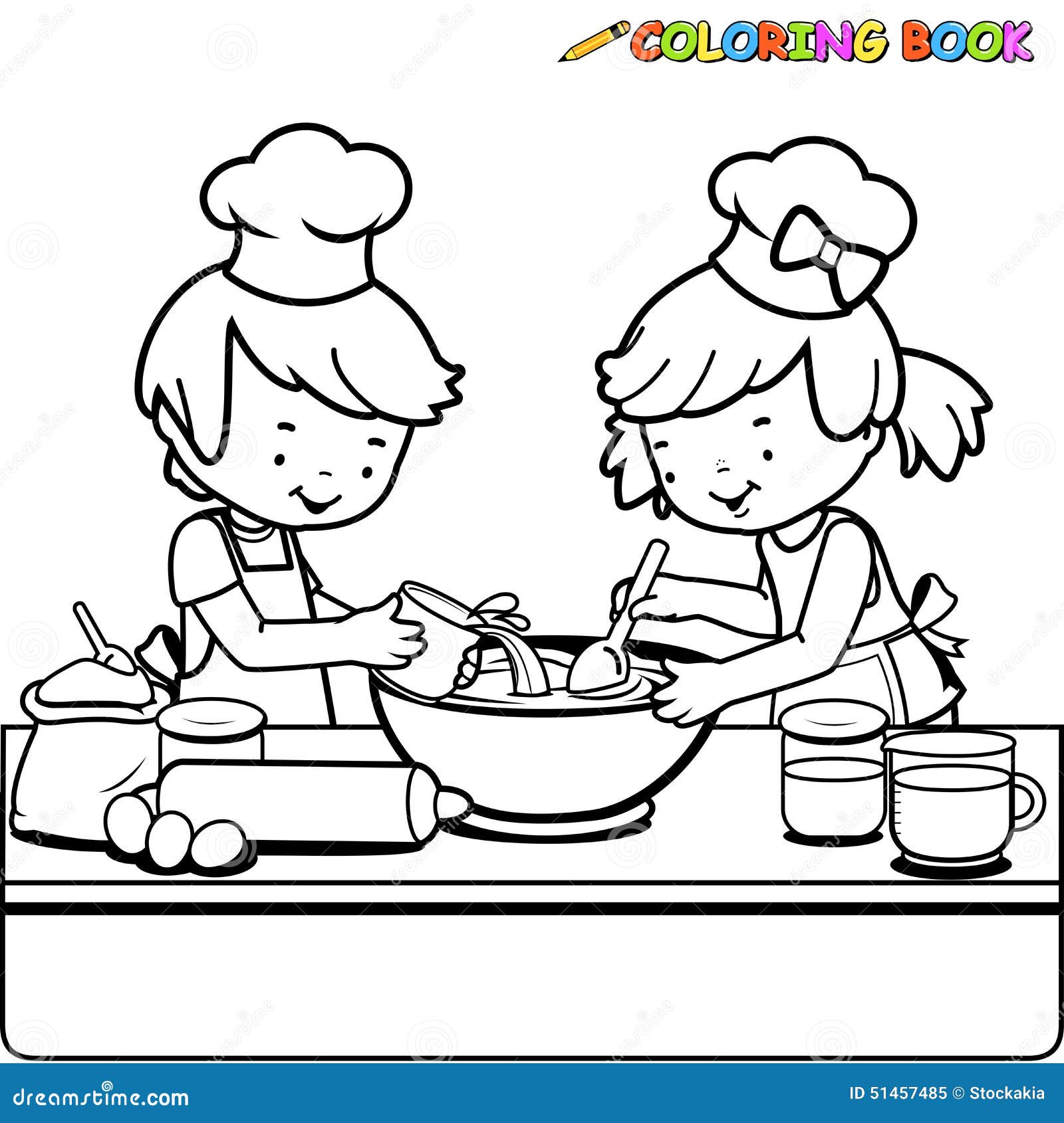 cooking clipart black and white - photo #24