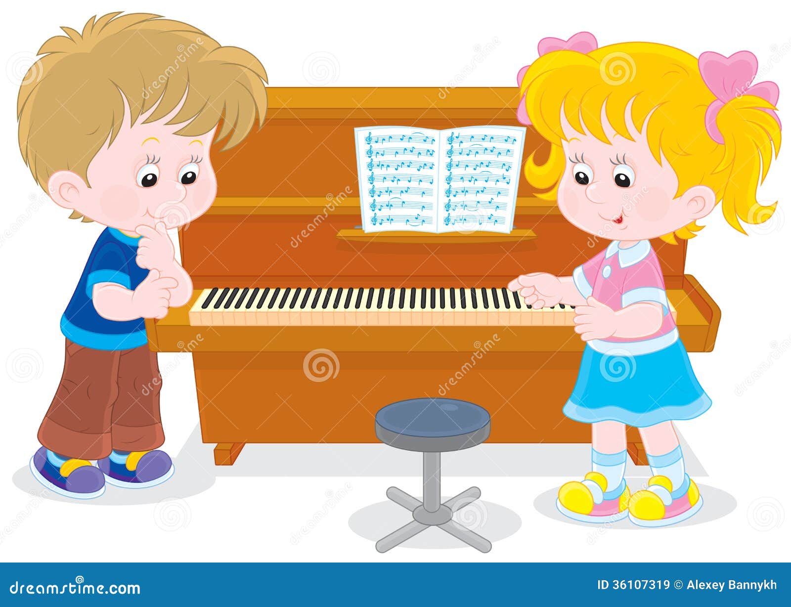 clipart girl playing piano - photo #33