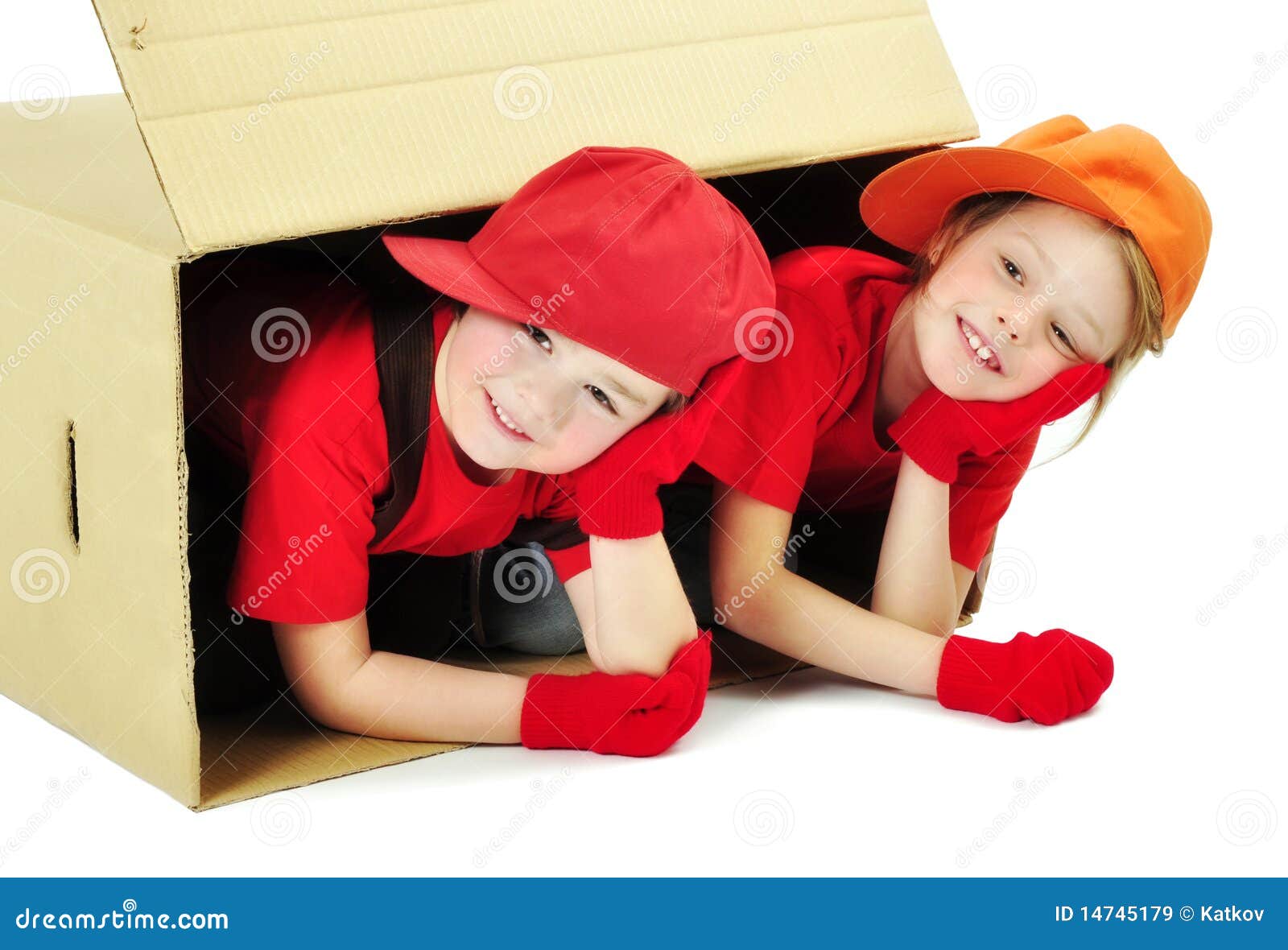 Children Playing A Toy House Stock Photo - Image: 34227760