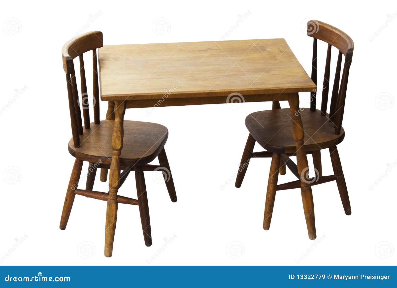 Wood Children's Table and Chairs