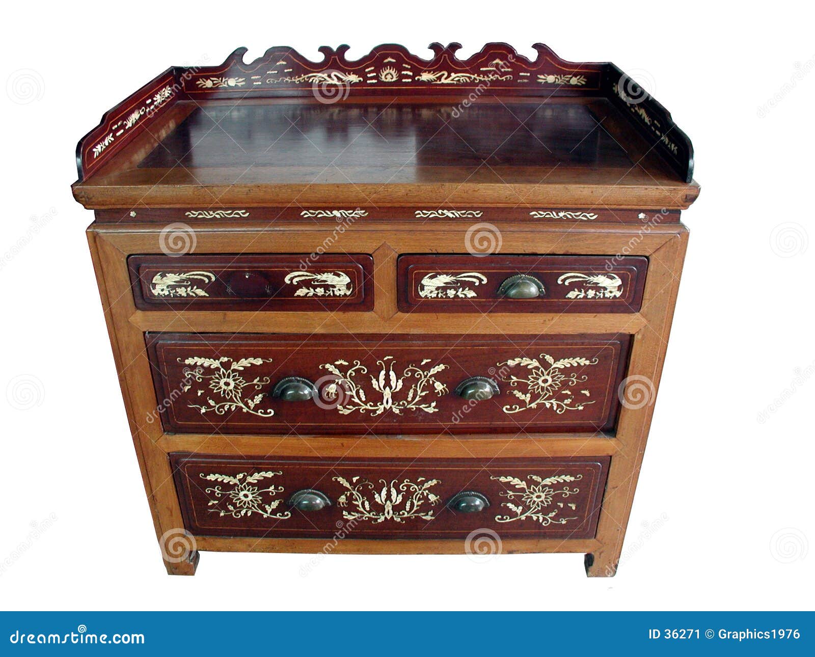 Bone Inlay Cabinet