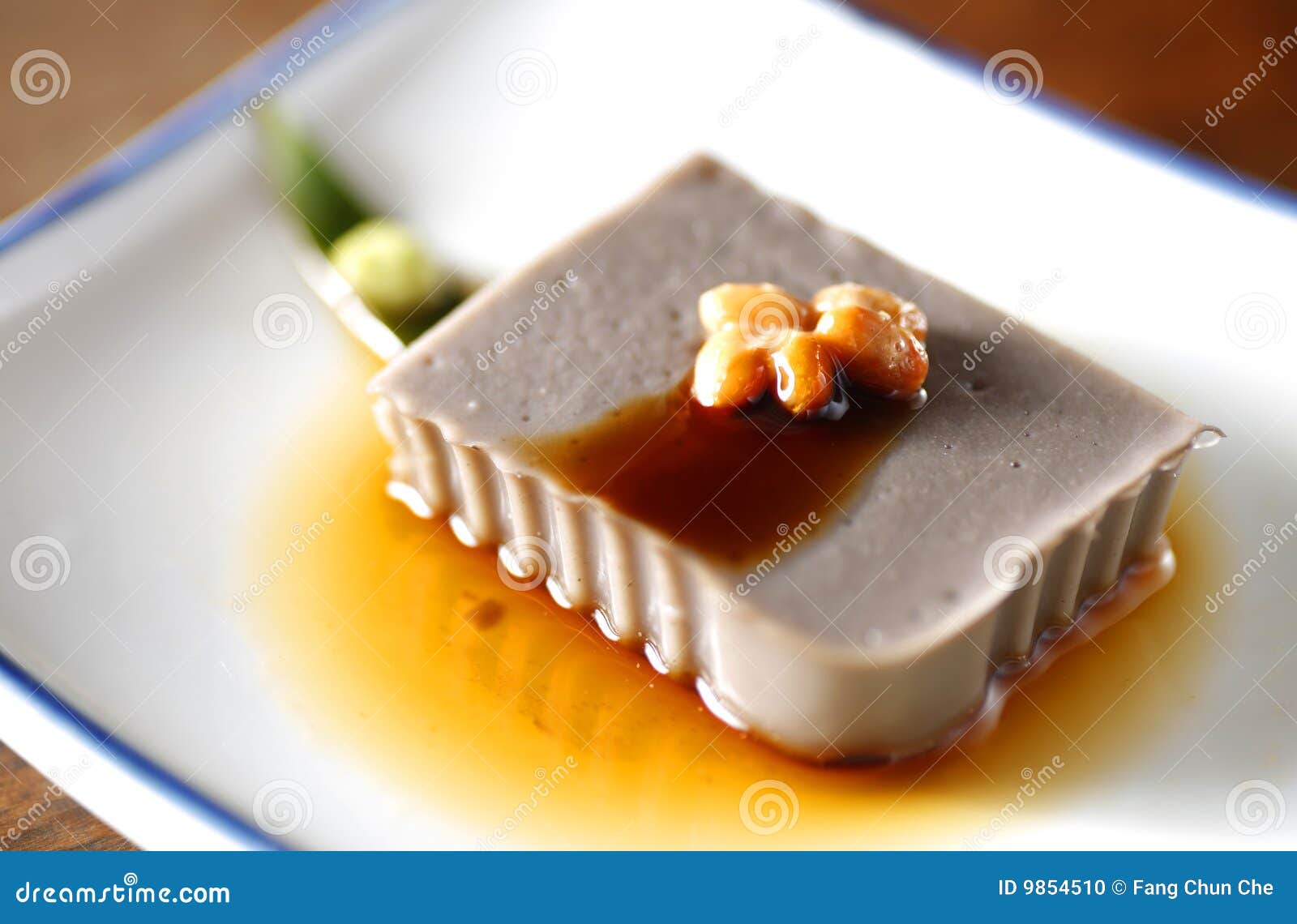 Chinese Dessert, Tofu Stock Photo - Image: 9854510