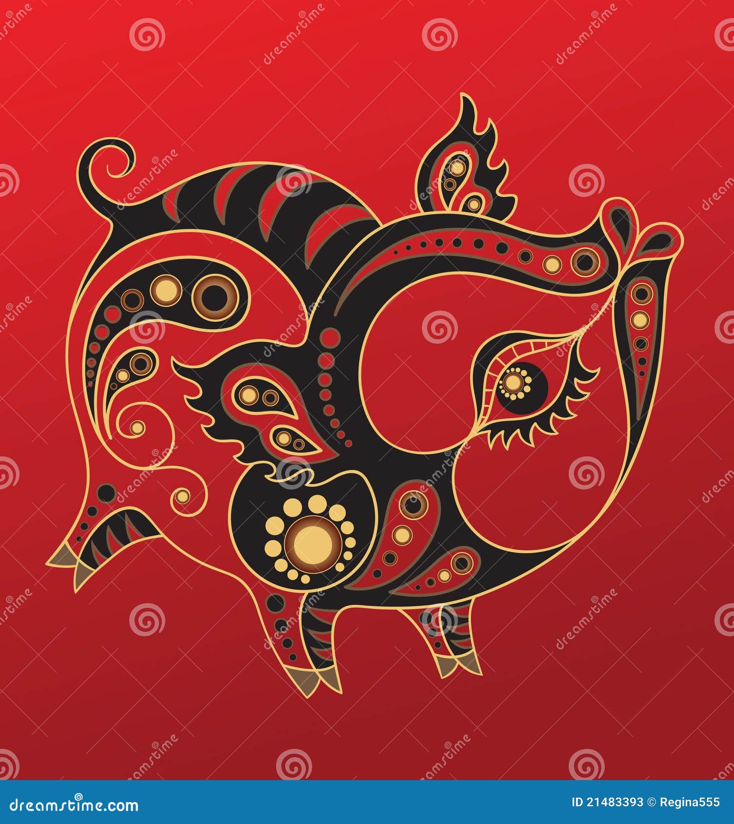 chinese horoscope year of the pig stock photos image merry christmas pig