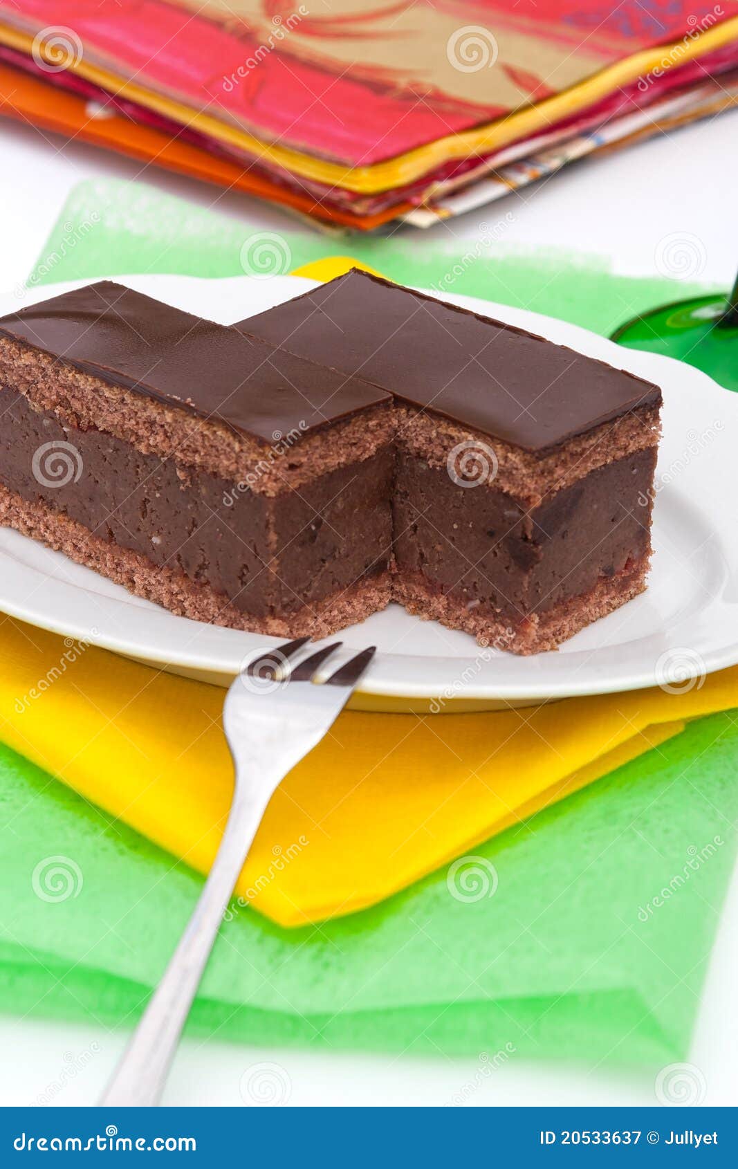 Chocolate Cake With Rum Royalty Free Stock Photography ...