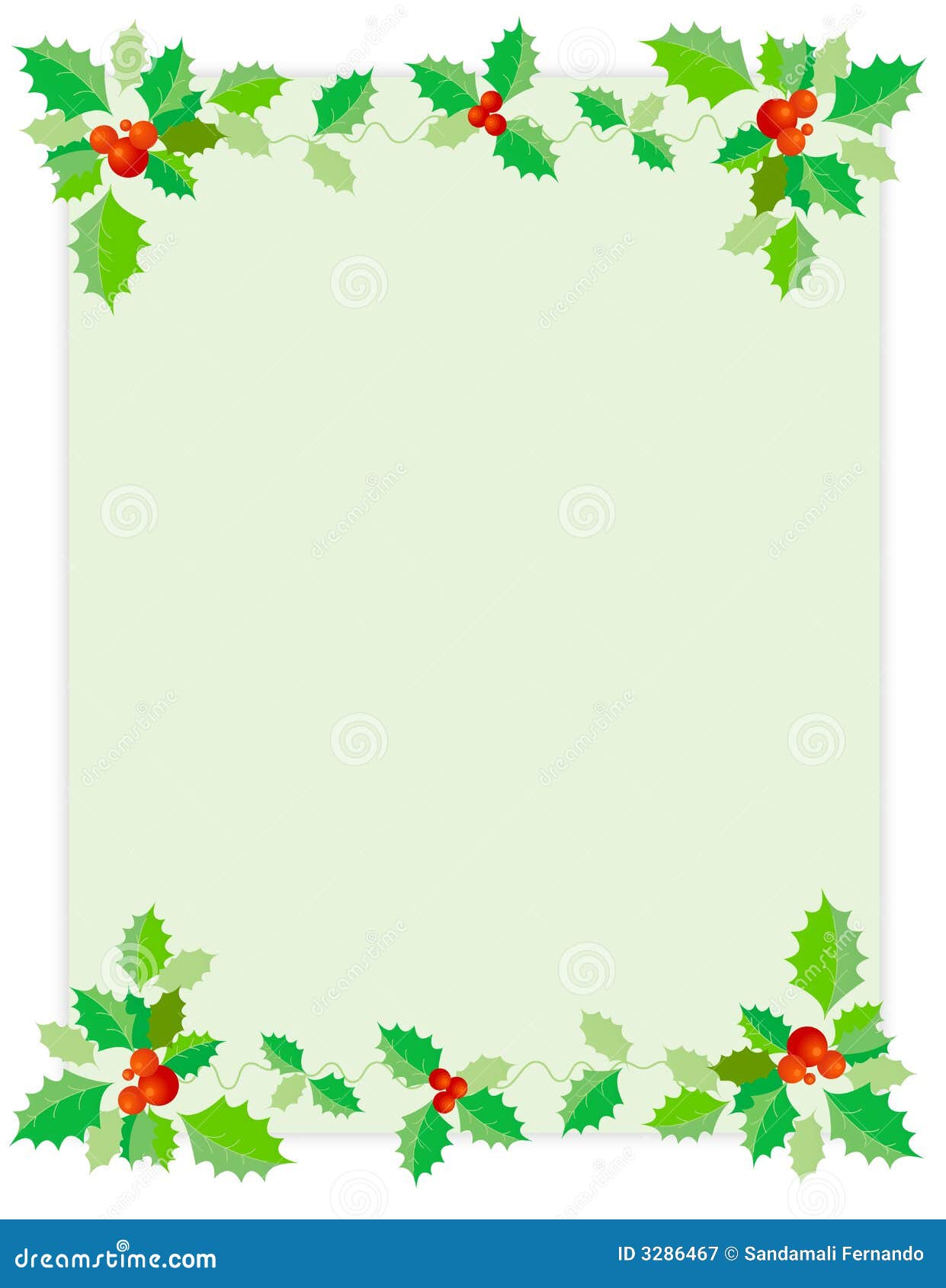 clip art christmas holly border - photo #31