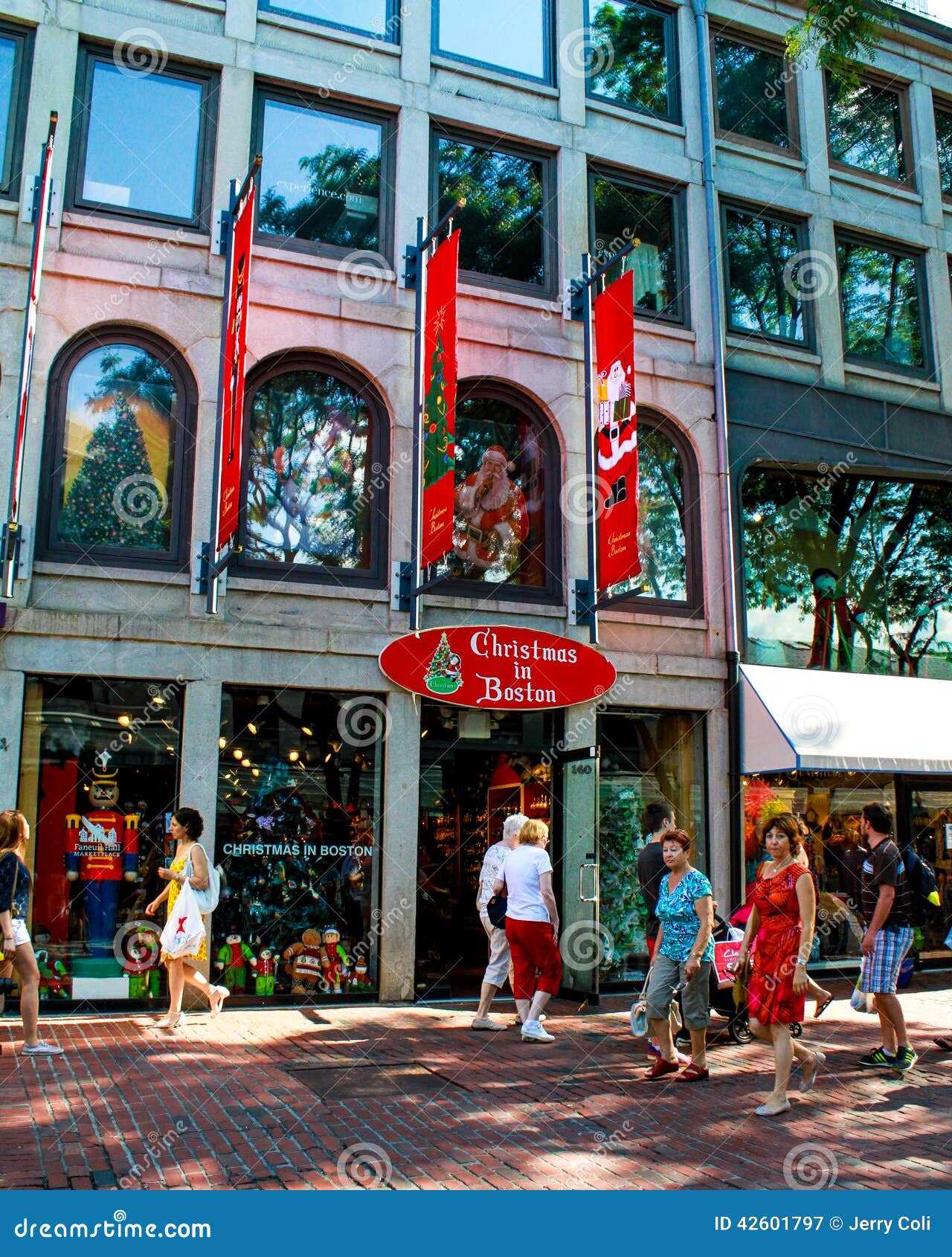 christmas in boston store boston ma editorial boston christmas cards