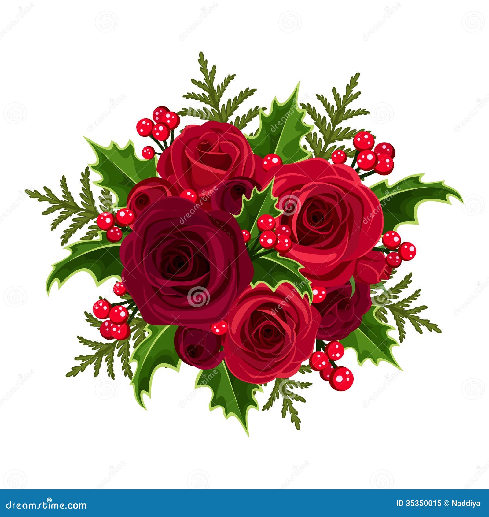 christmas rose clipart - photo #1